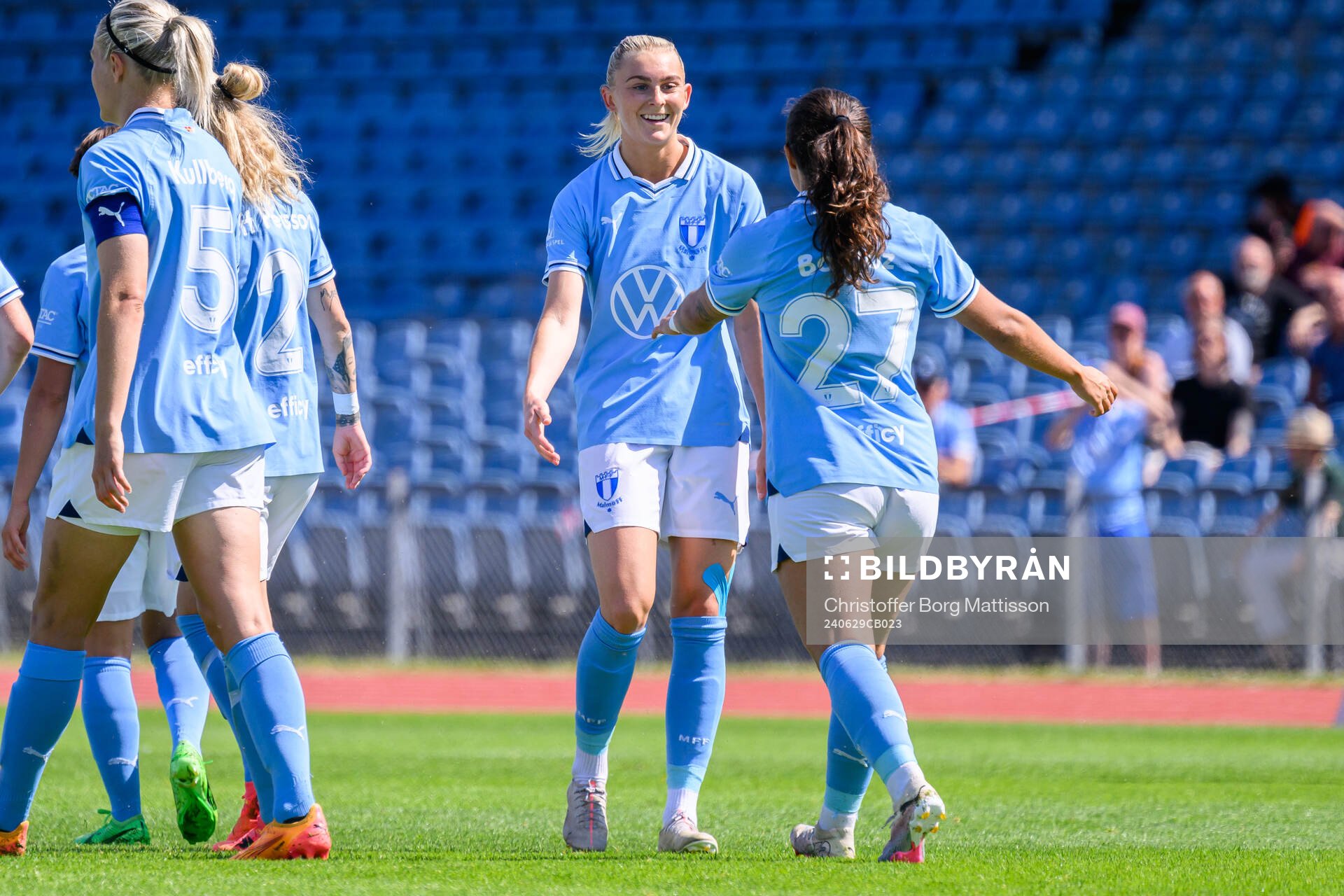 Malmö FFs Beatrice Persson och Ana Mafalda Ferreira Barboz