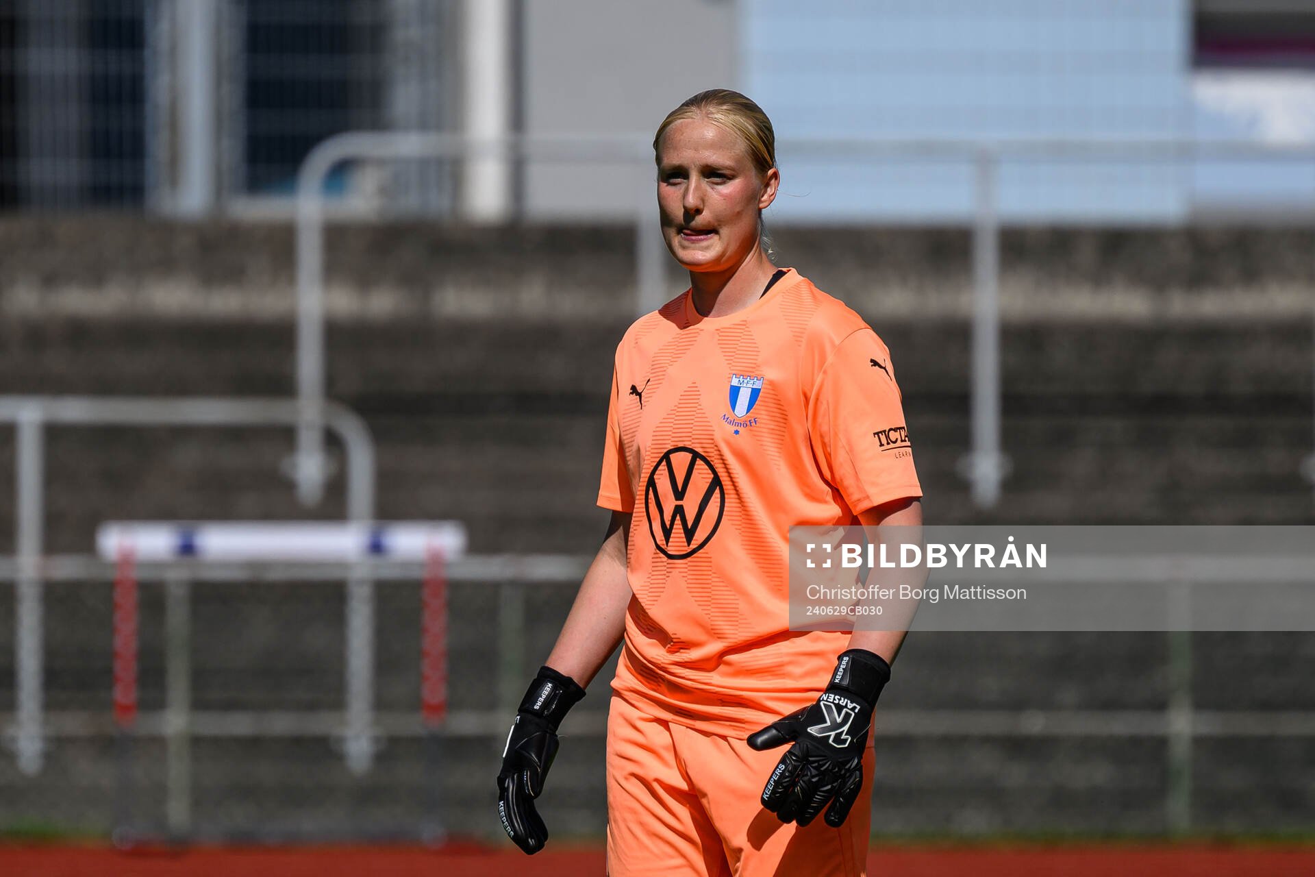 Malmö FFs målvakt Kathrine Østergaard Larsen