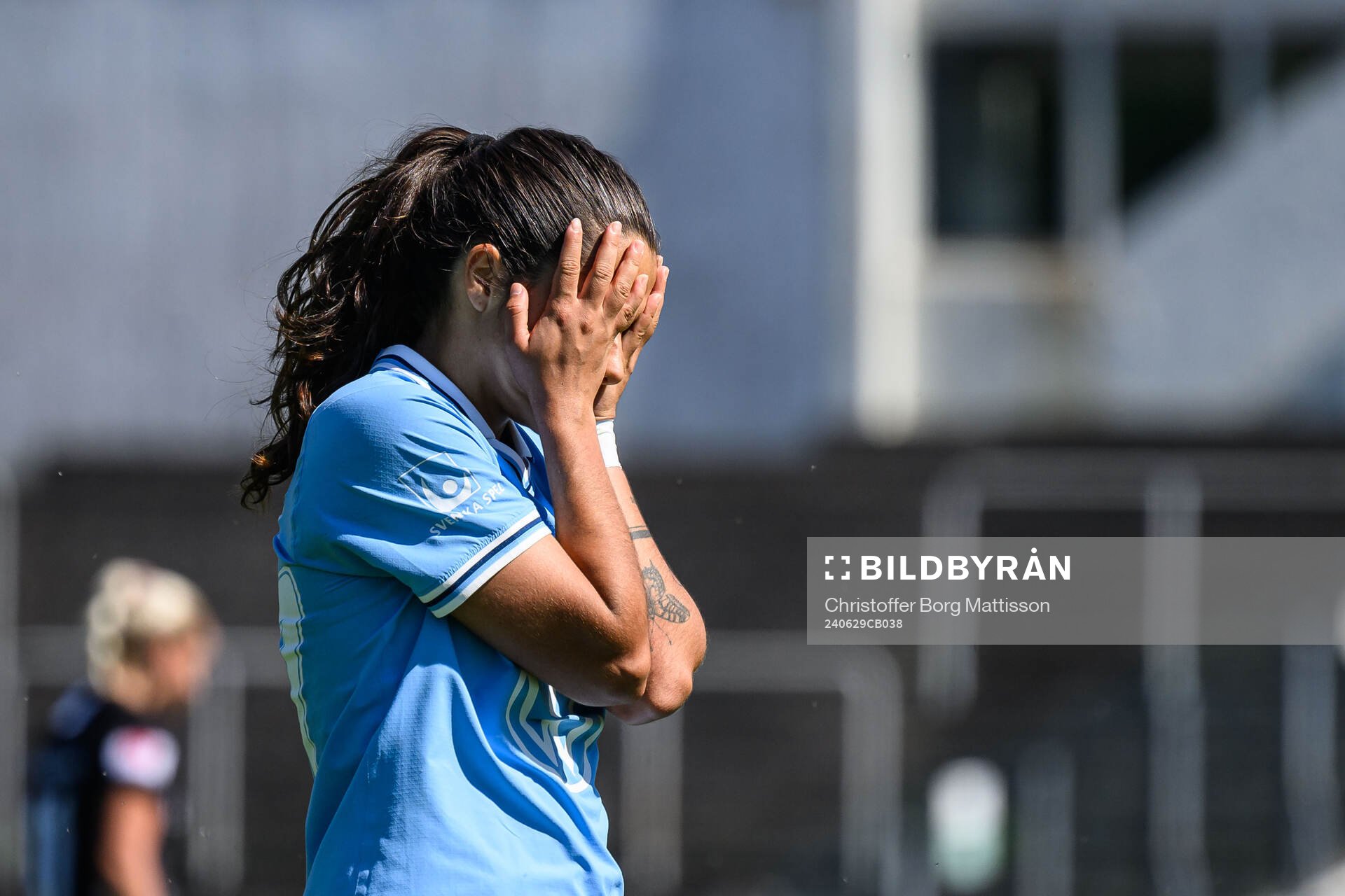 Malmö FFs Ana Mafalda Ferreira Barboz deppar