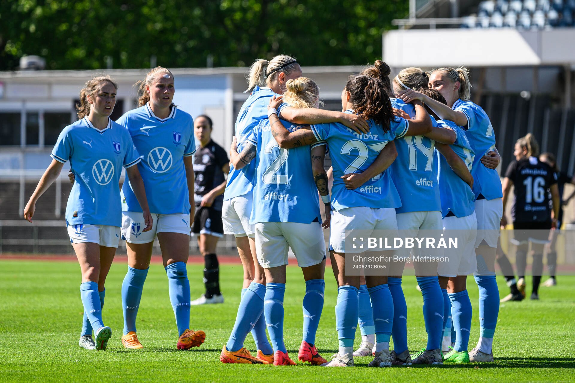 Malmö FFs Anna Plantin jublar