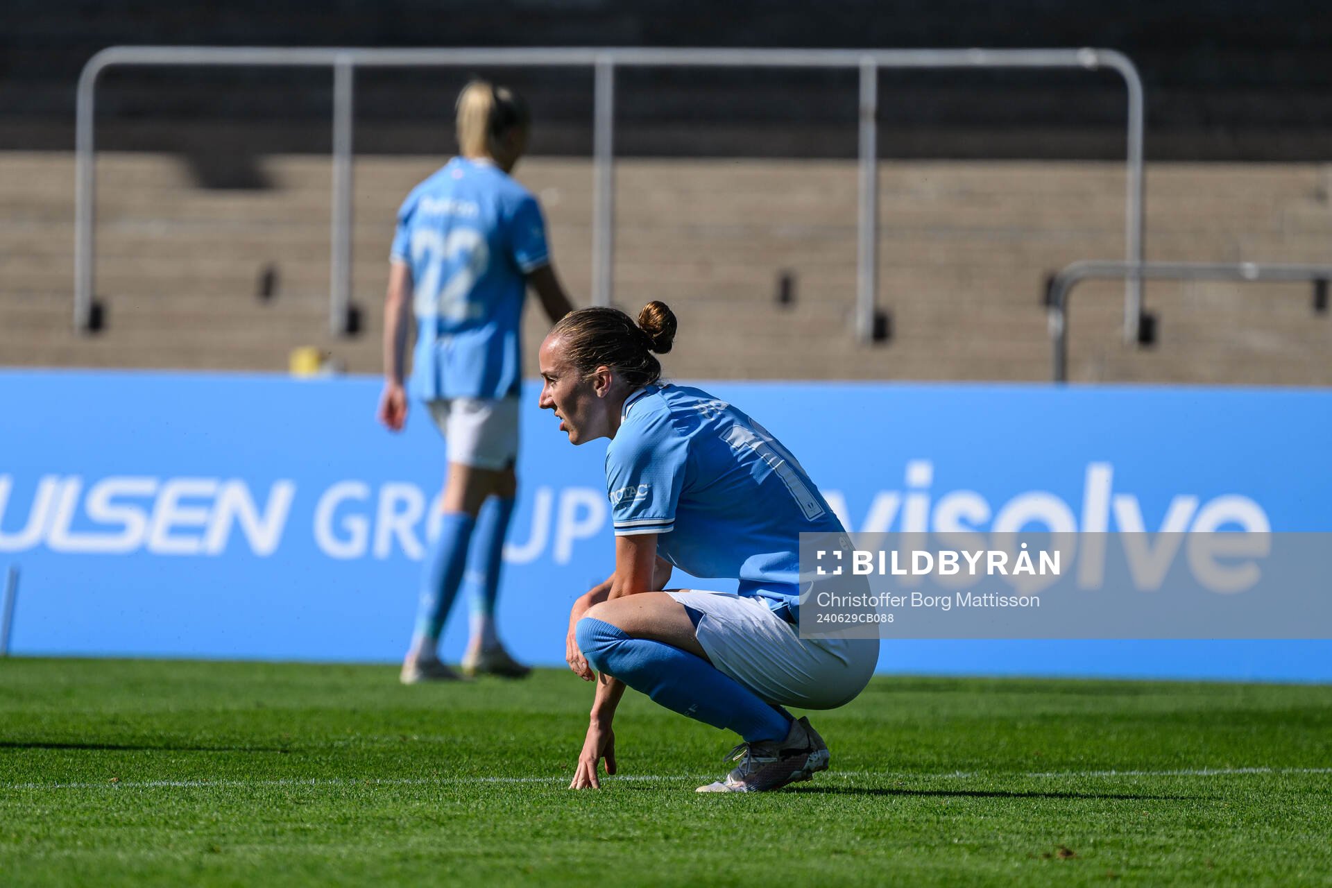 Malmö FFs Anna Plantin deppar