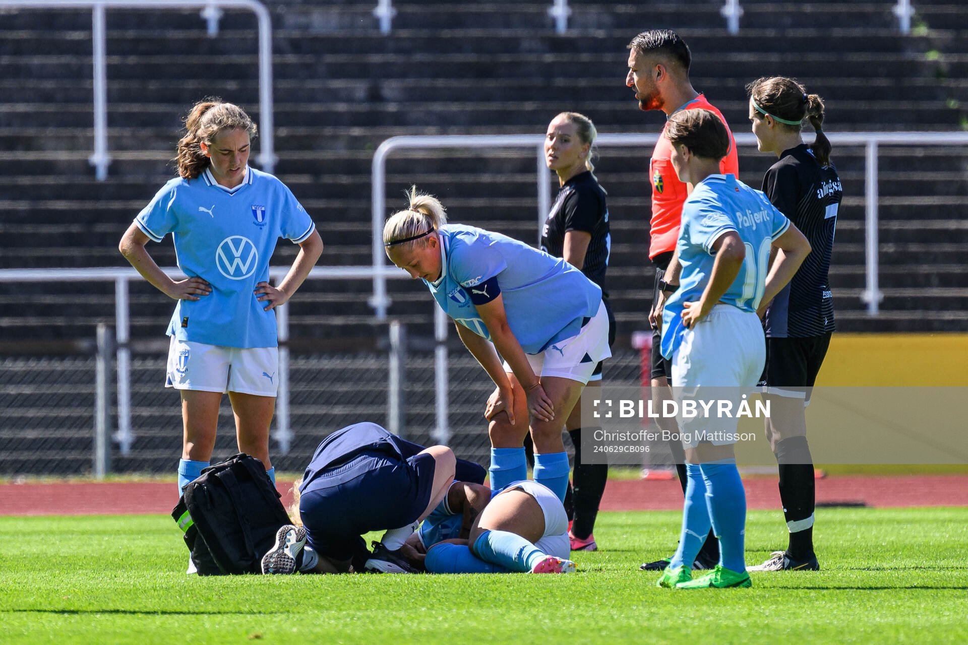 Malmö FFs Matilda Eriksson Kristell, Sanna Kullberg och