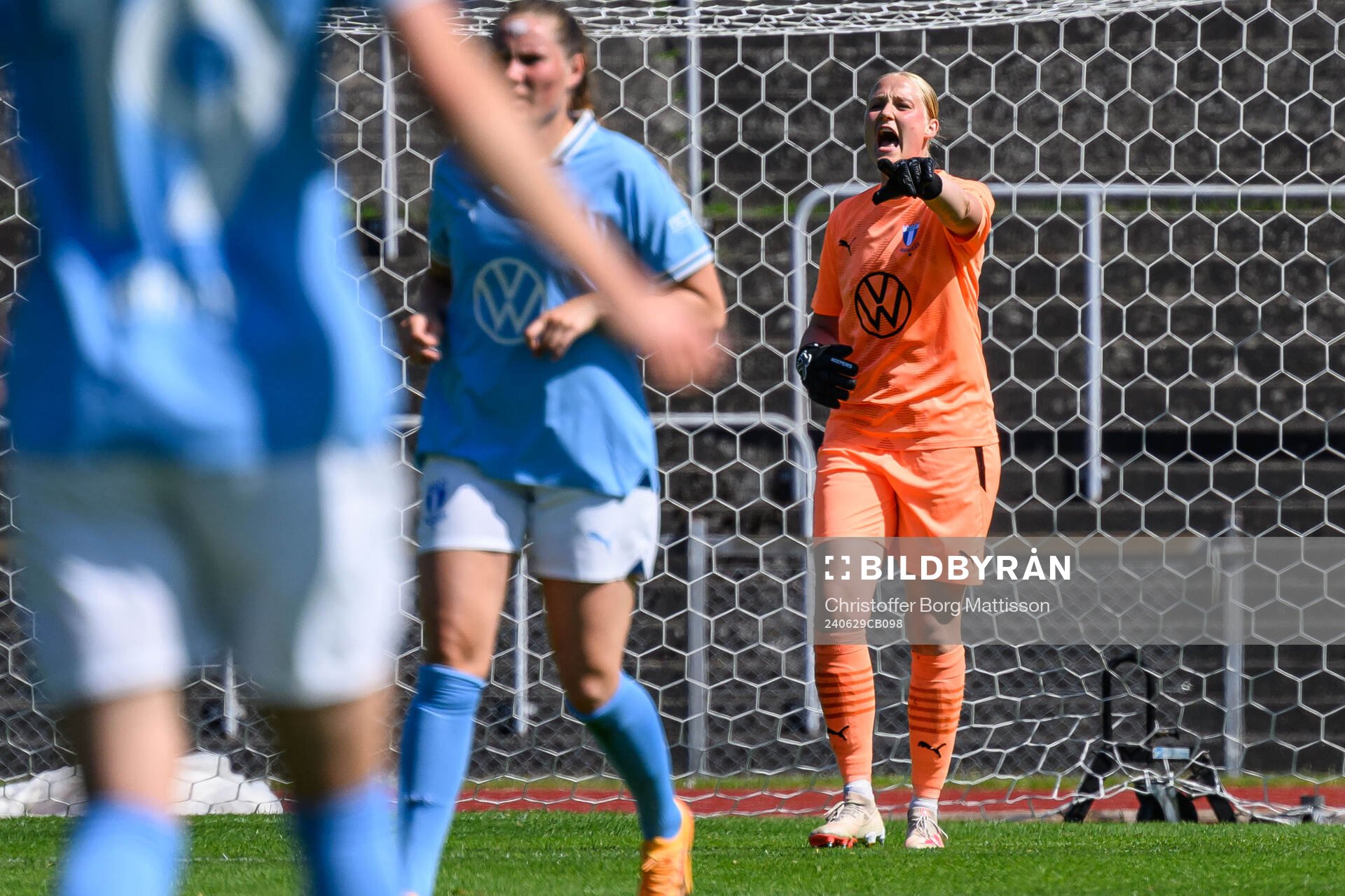 Malmö FFs målvakt Kathrine Østergaard Larsen