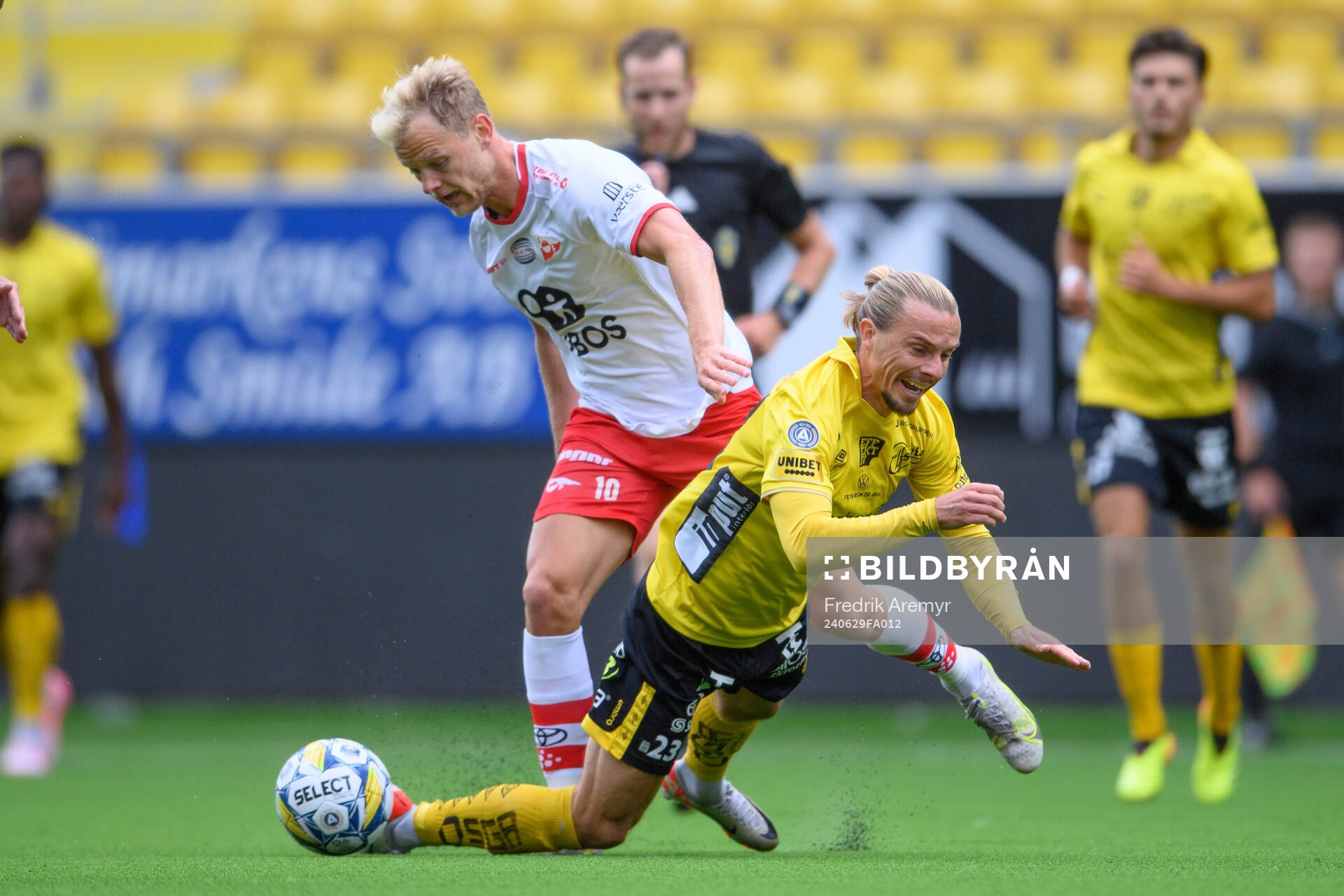 Fredrikstads Morten Björlo och Elfsborgs Niklas Hult