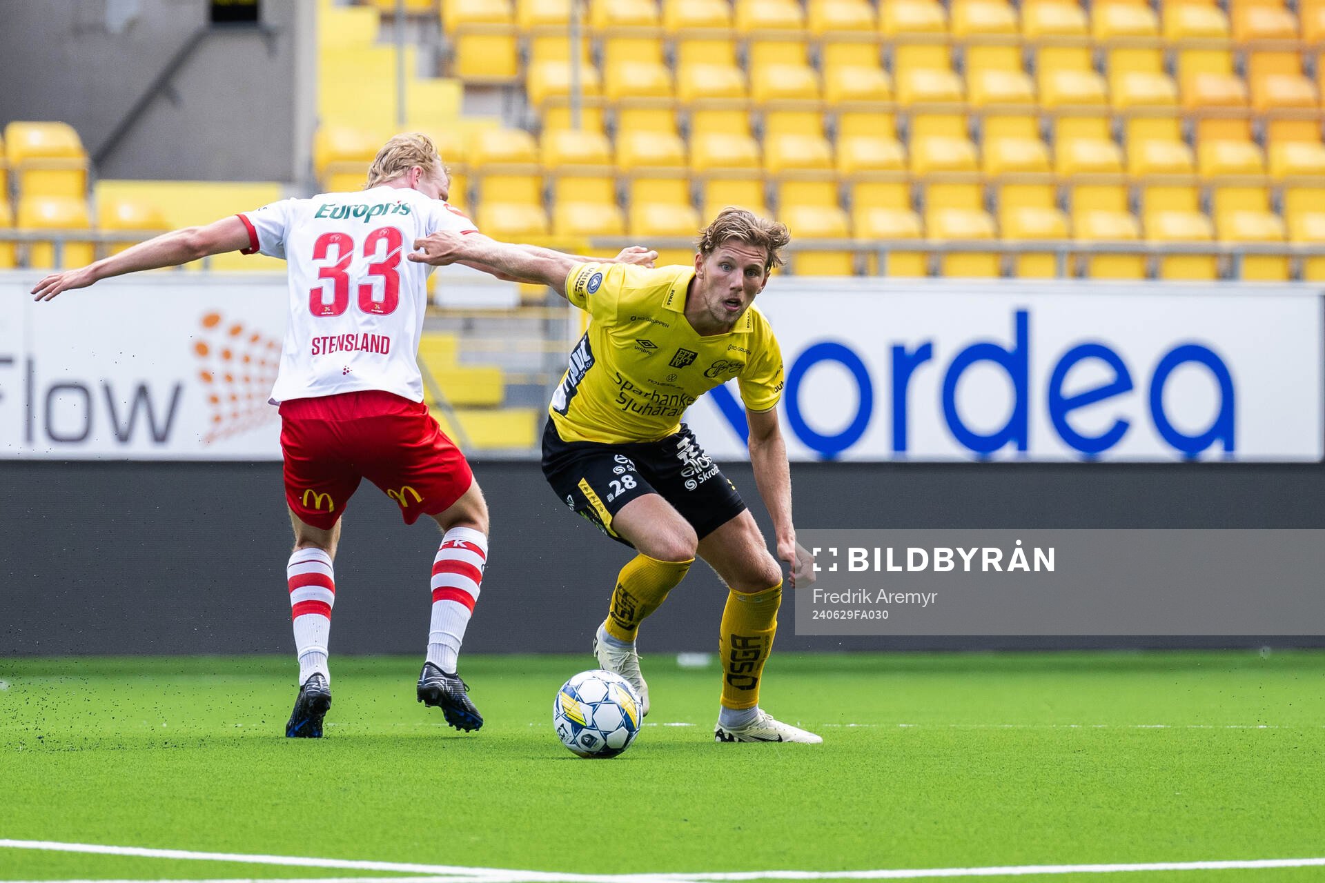 Fredrikstads Filip Alexandersen Stensland och Elfsborgs