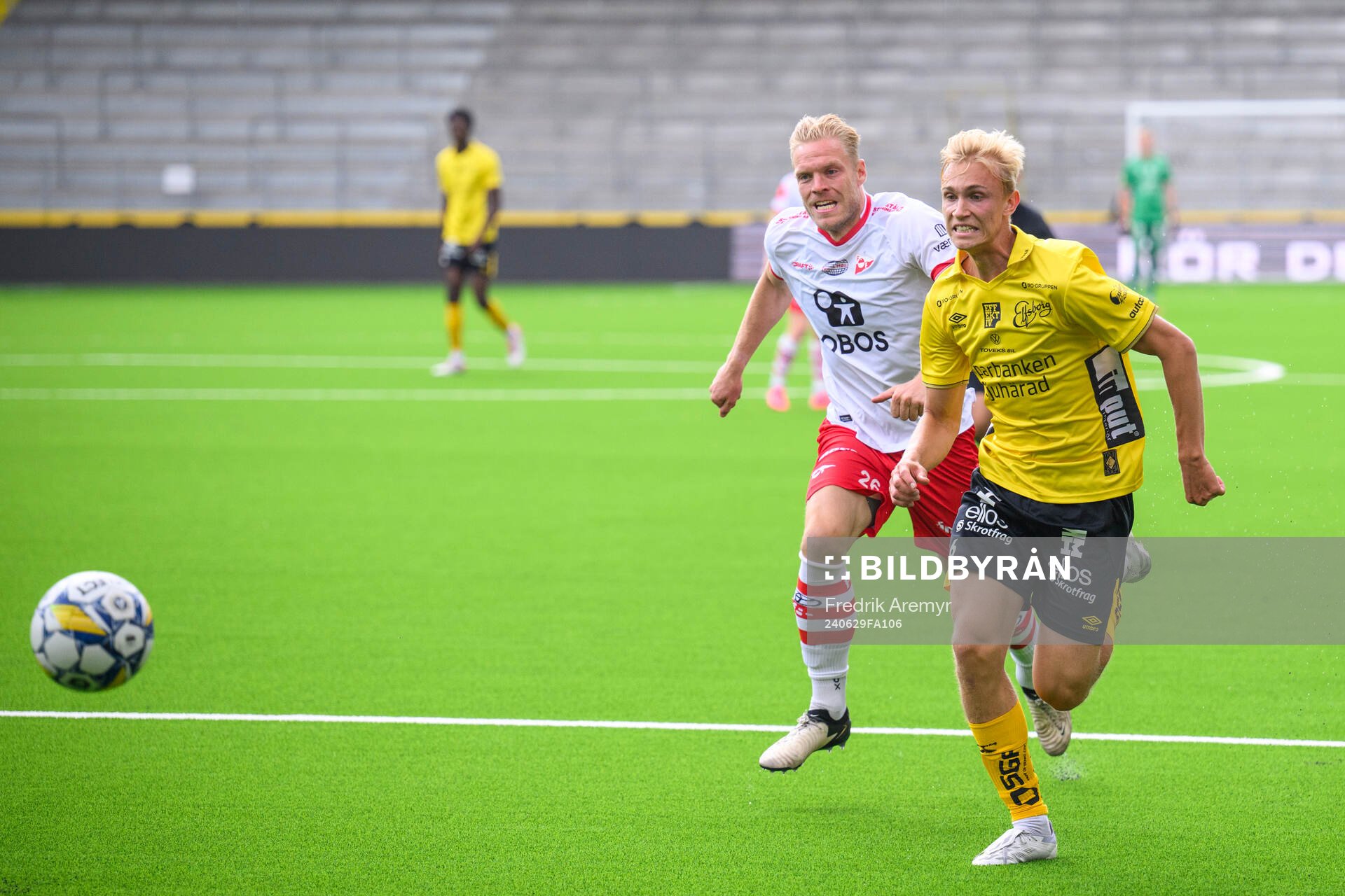 Fredrikstads Mads Nielsen och Elfsborgs Leo Östman