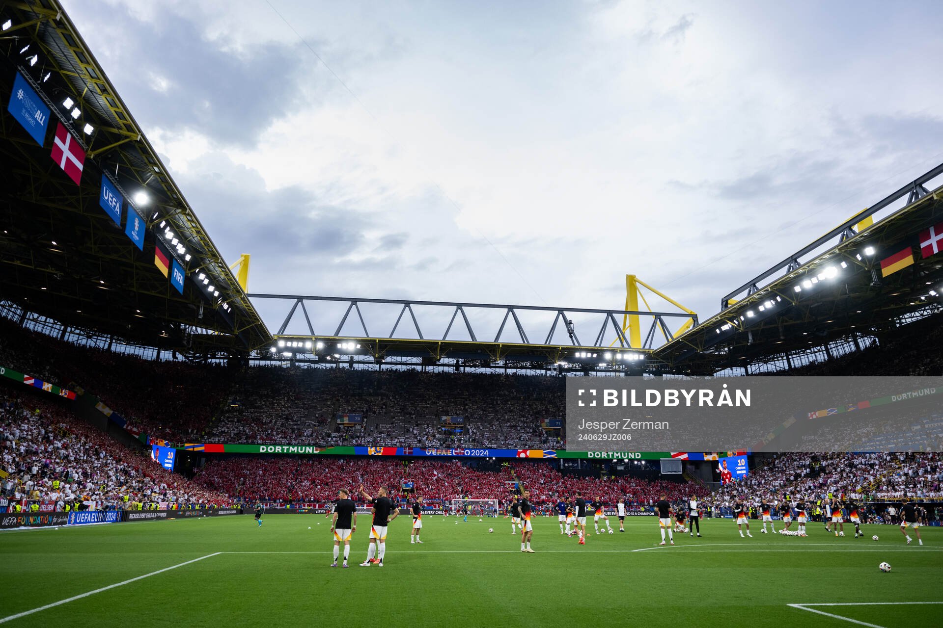 Supporters of Denmark