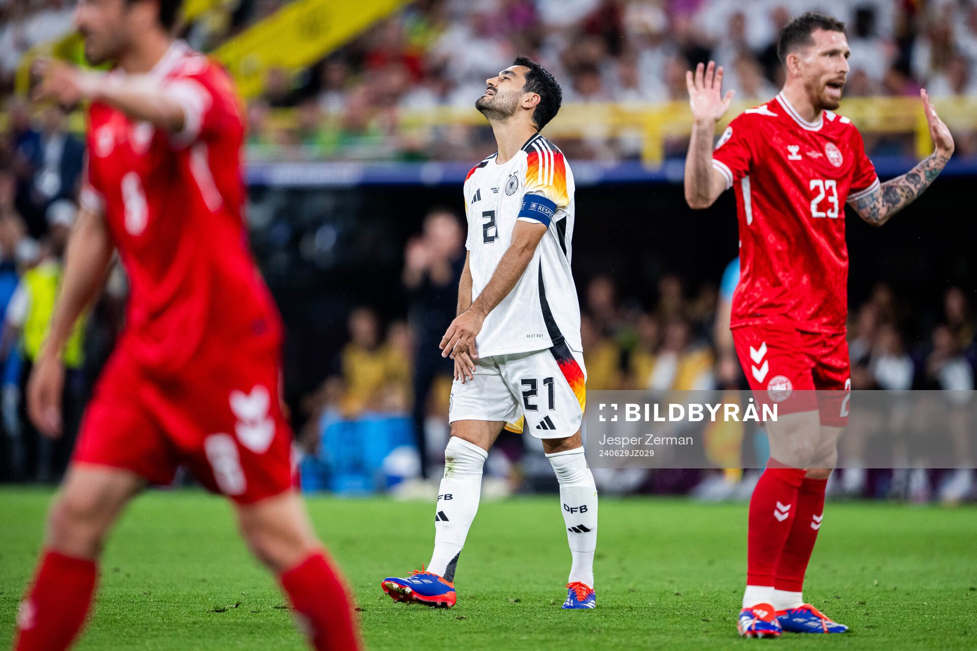 Ilkay Gundogan of Germany looks dejected