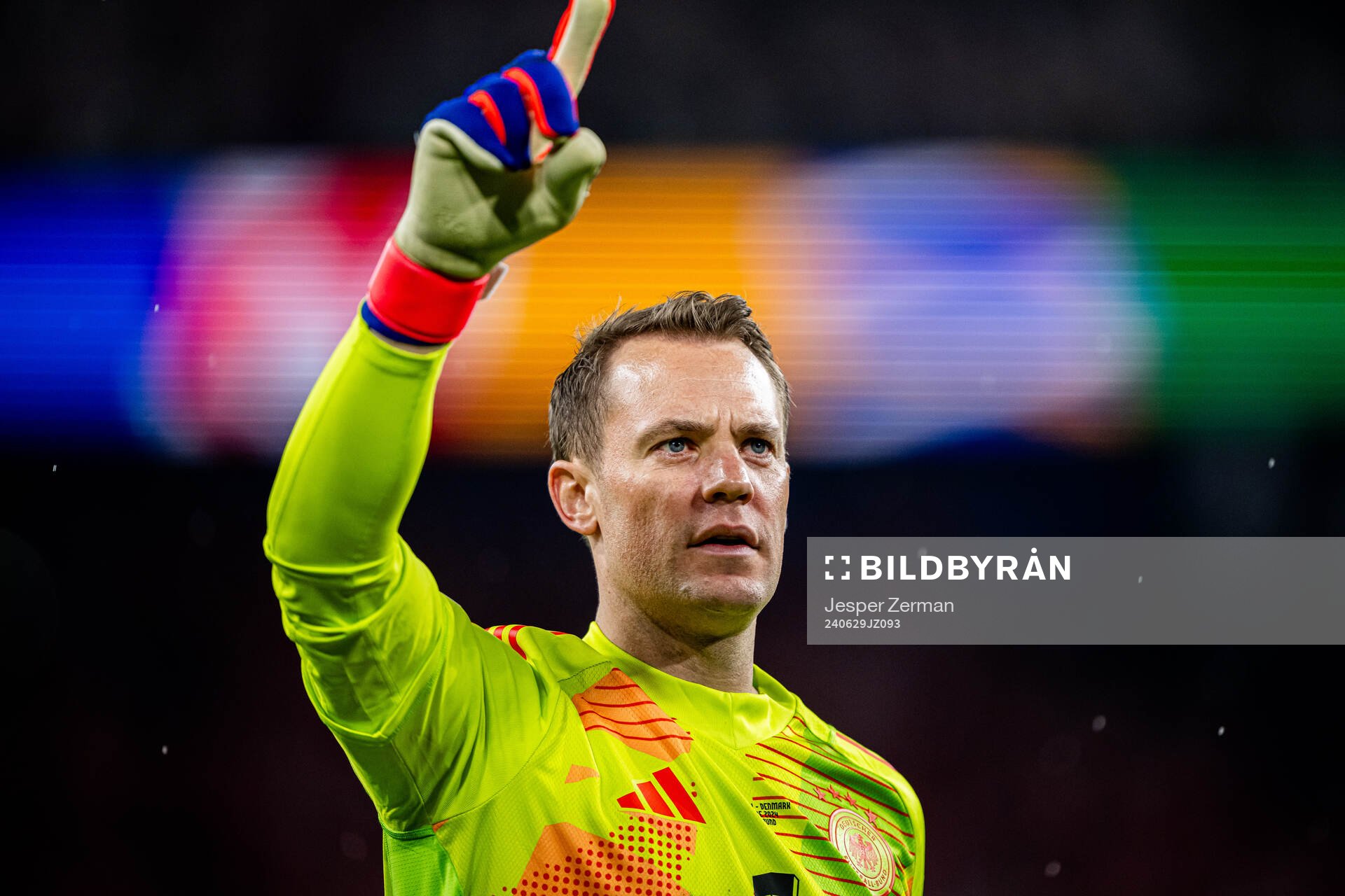Goalkeeper Manuel Neuer of Germany celebrates