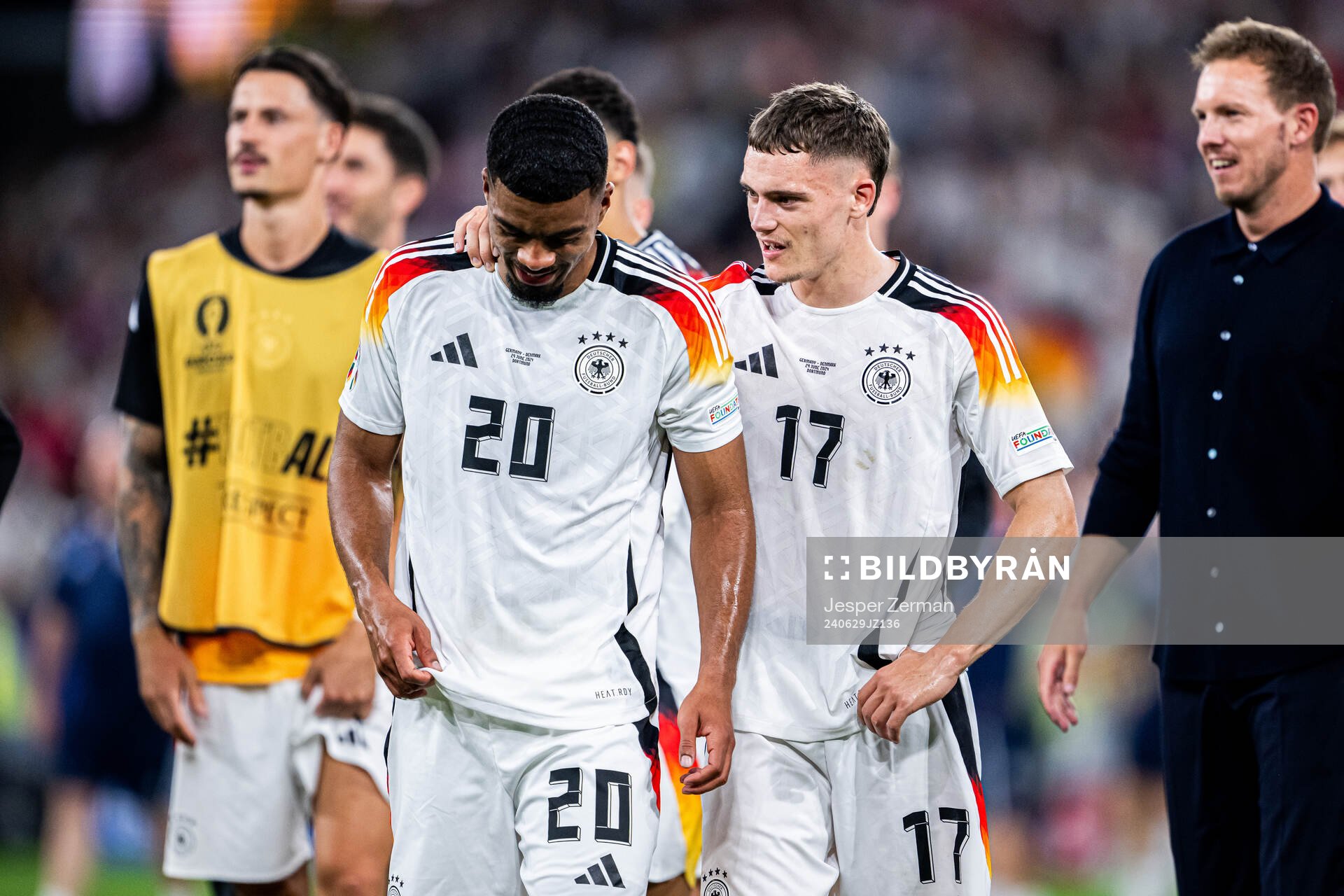 Benjamin Henrichs and Florian Wirtz of Germany