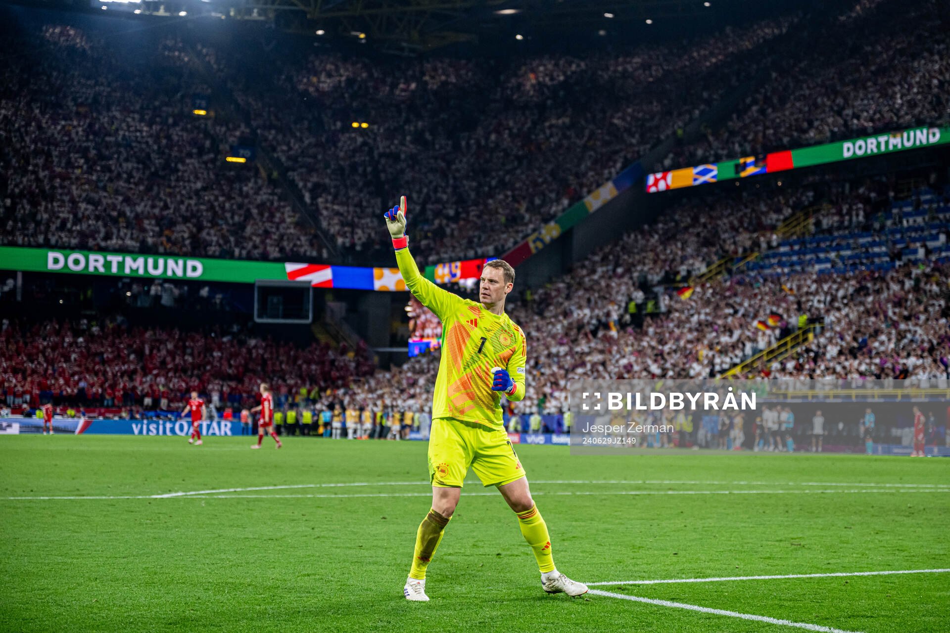Goalkeeper Manuel Neuer of Germany celebrates