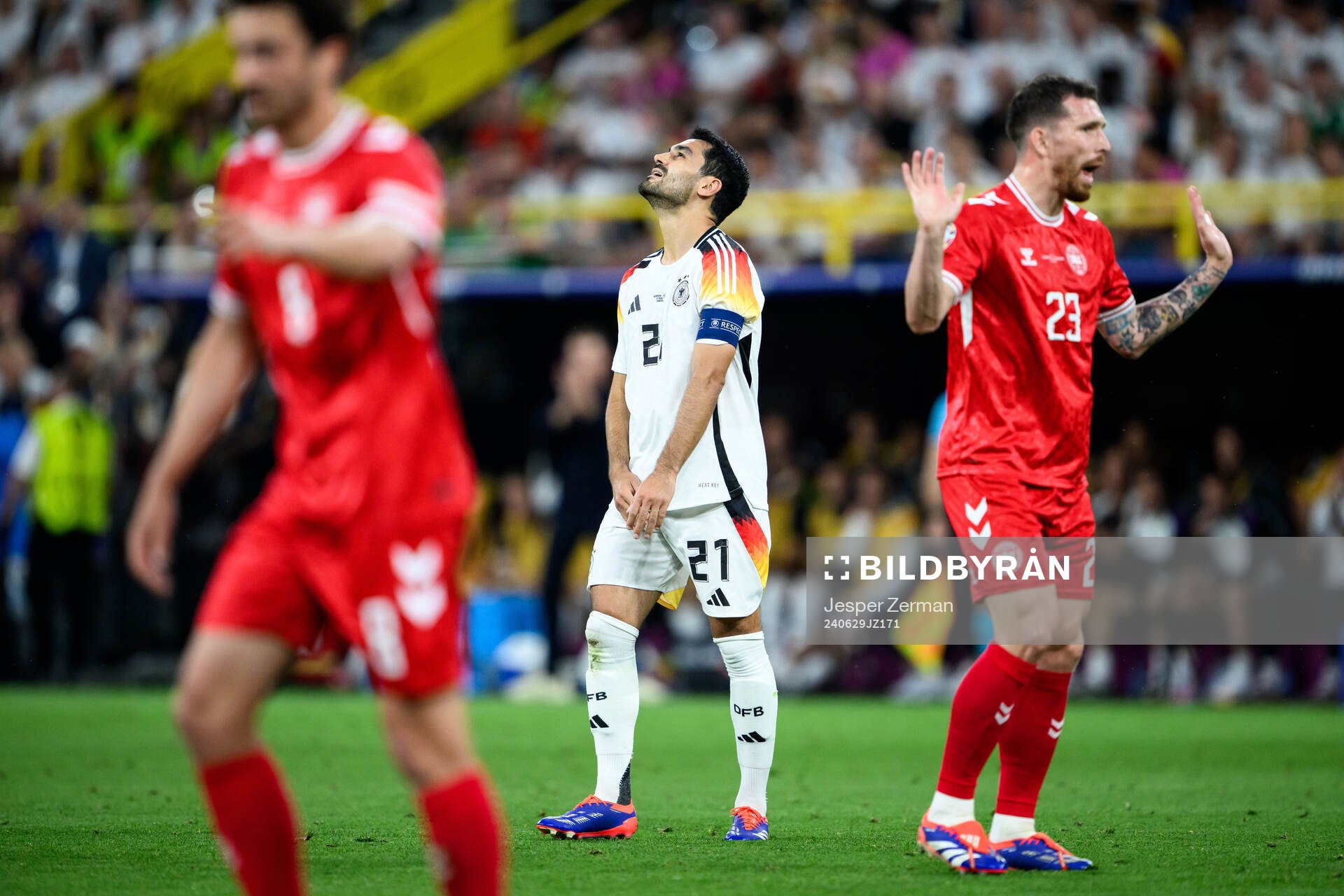 Ilkay Gundogan of Germany looks dejected