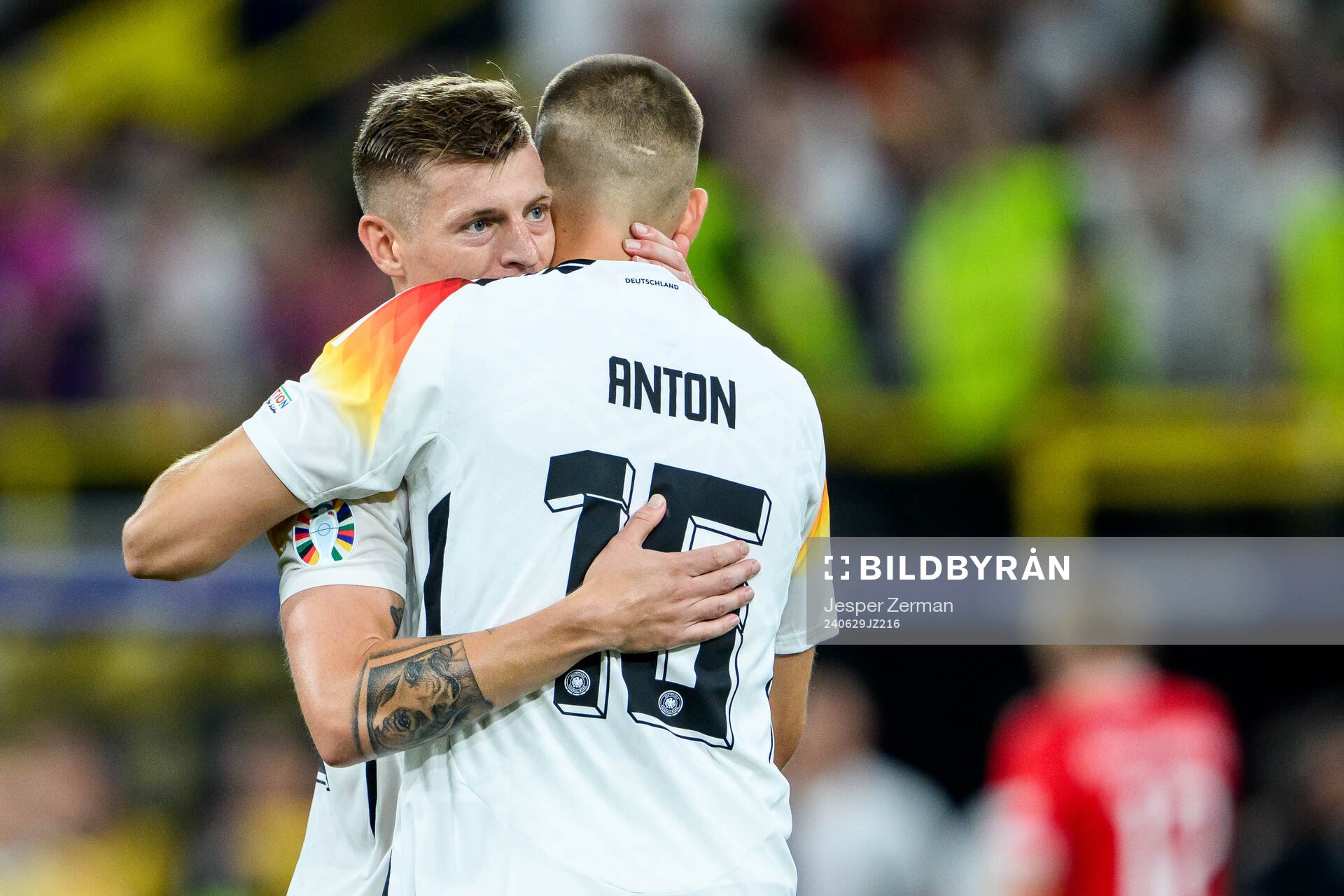 Toni Kroos and Waldemar Anton of Germany