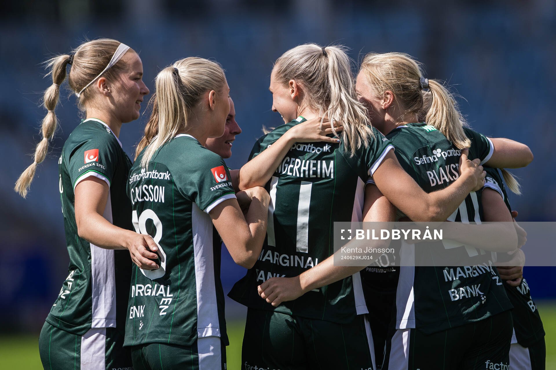 Hammarbys Ellen Wangerheim jublar