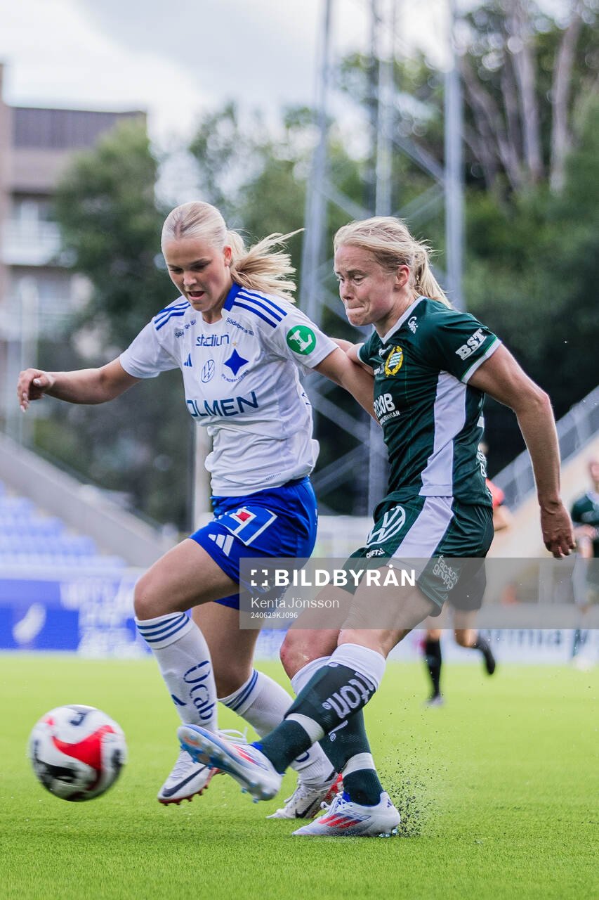 IFK Norrköpings Sabina Ravnell och Hammarbys Julie Blakstad