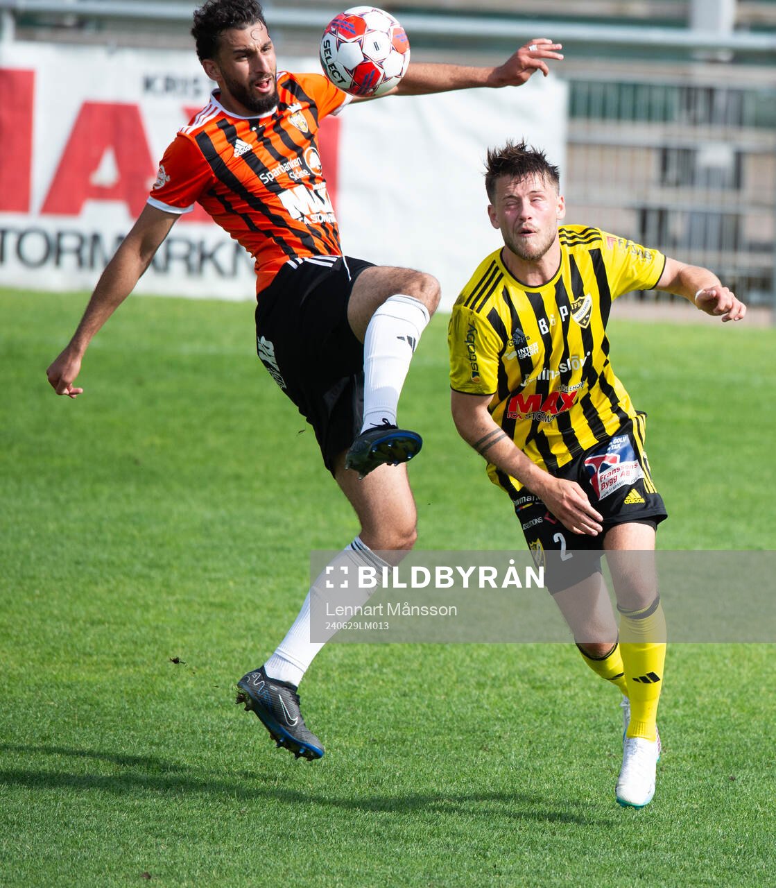IFK Hässleholms Elliot Pramberg i matchen i div 2 mellan