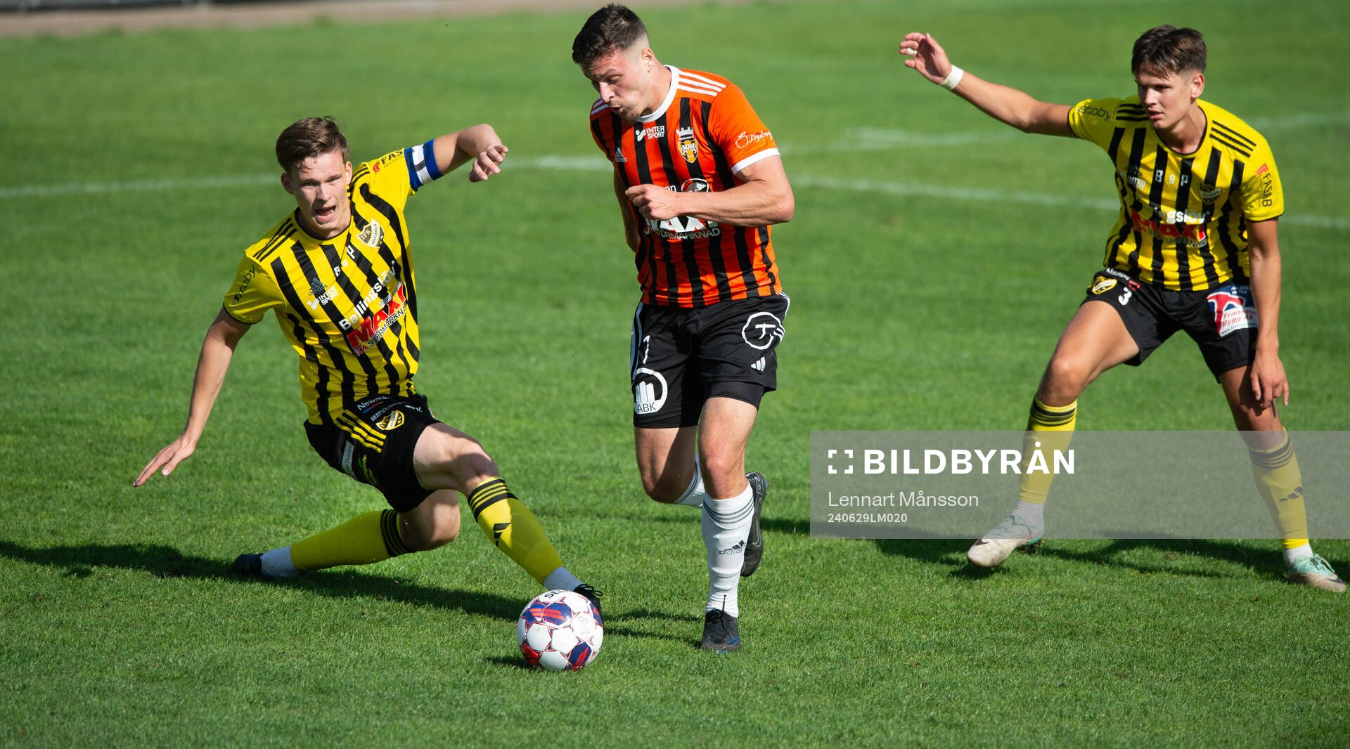 Kristianstads Paolo Lilja mot IFK Hässleholms Axel