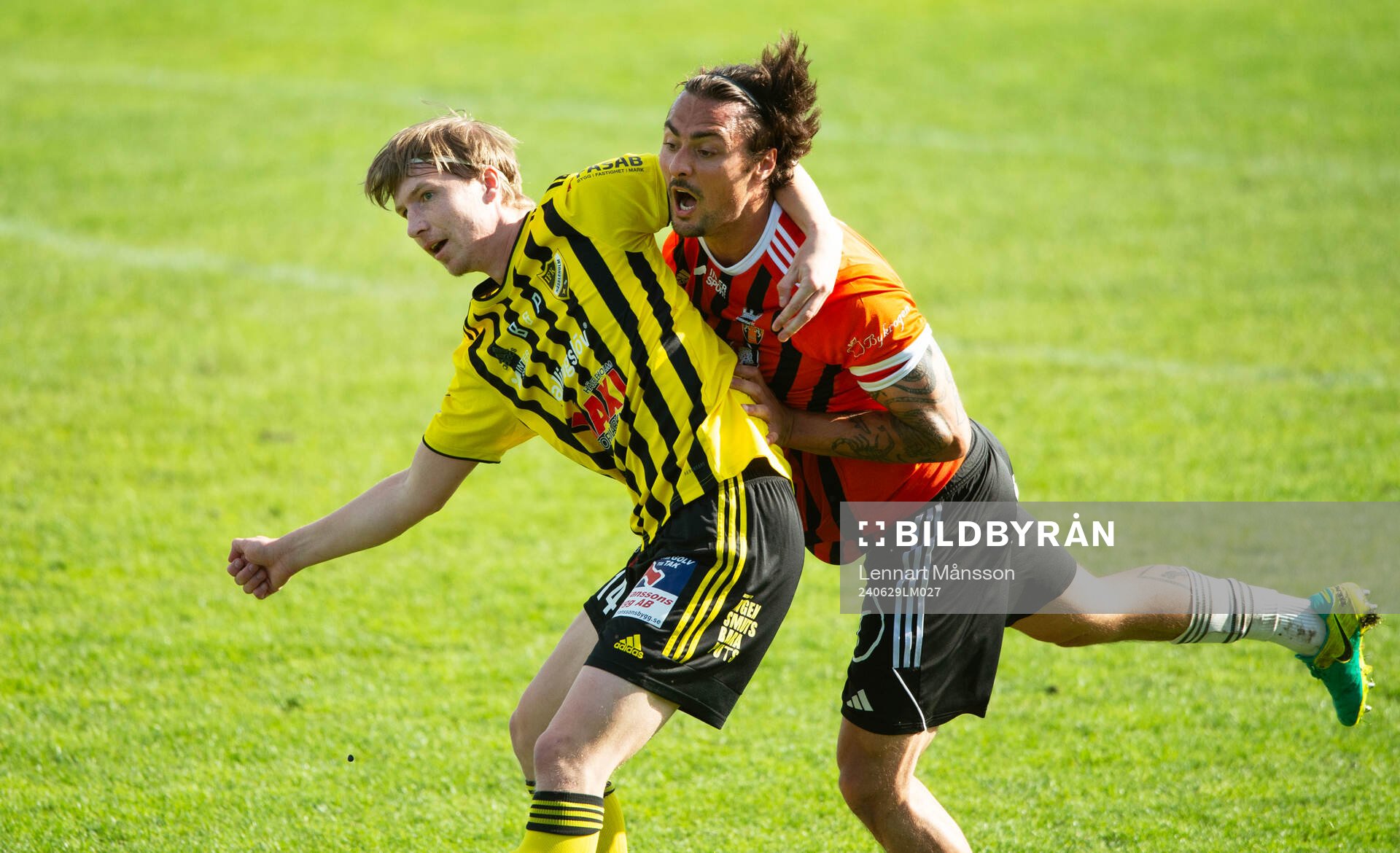 IFK Hässleholms Hugo Arvidsson tar nacksving på