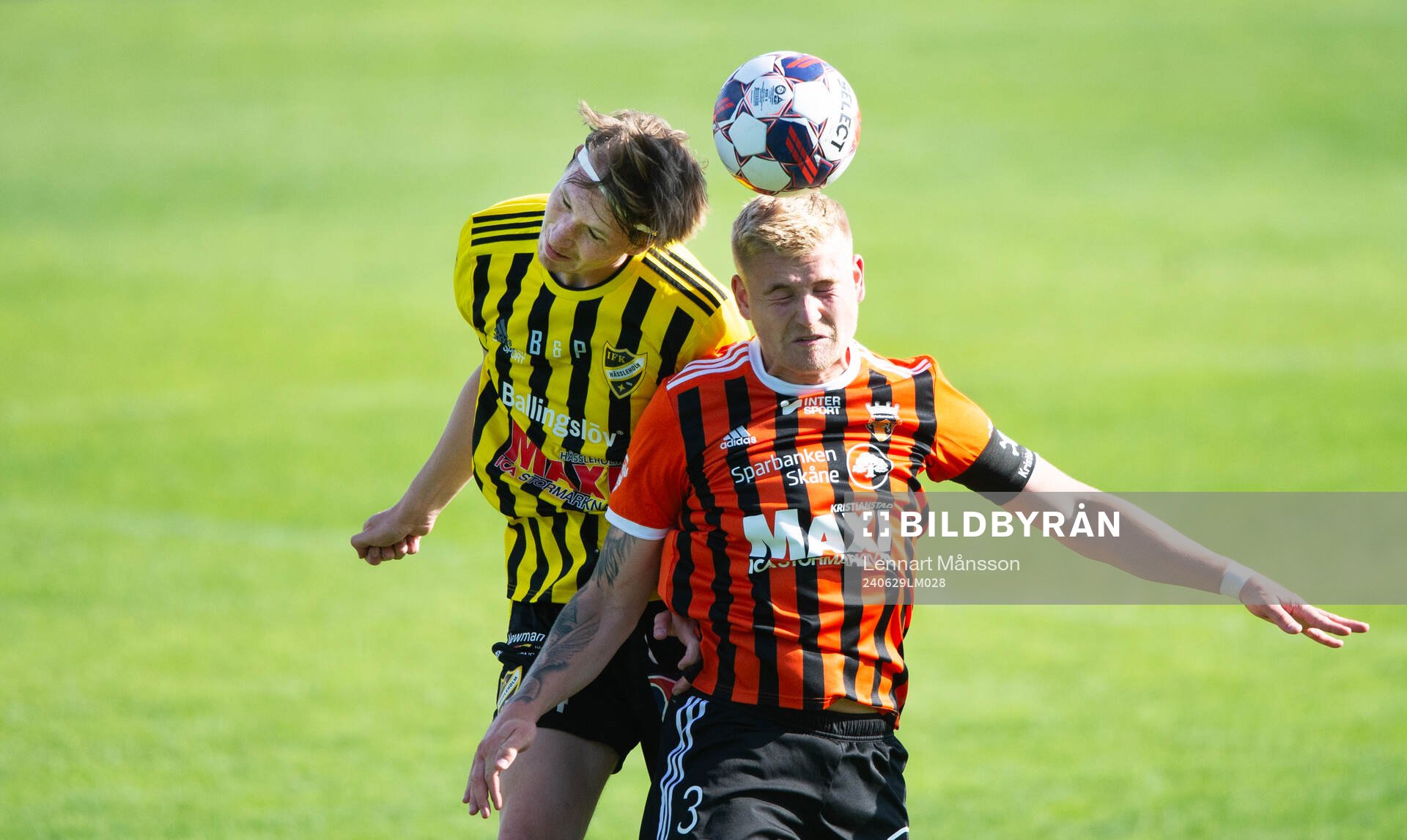 IFK Hässleholms Hugo Arvidsson och Kristianstads Linus
