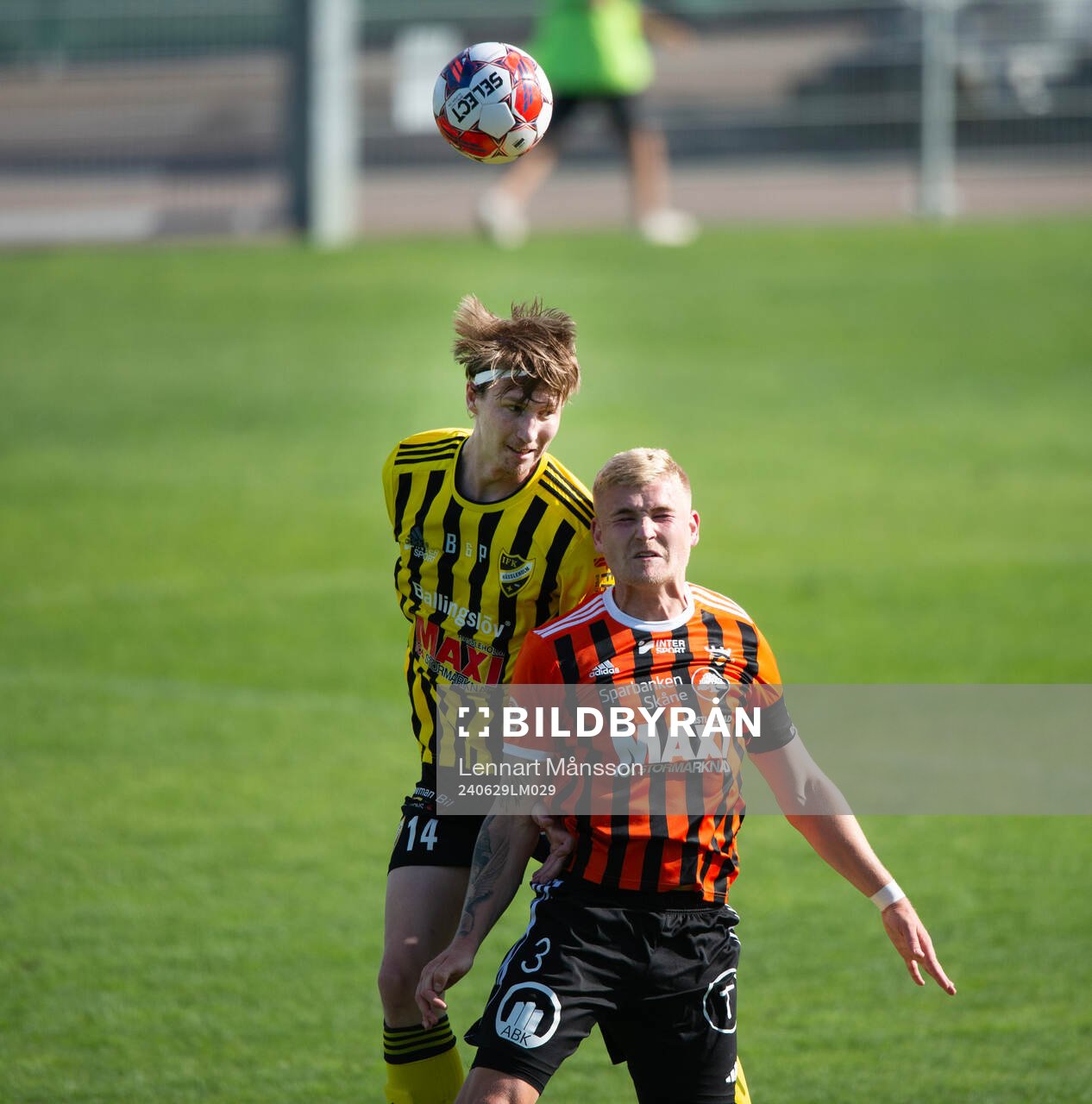 IFK Hässleholms Hugo Arvidsson och Kristianstads Linus
