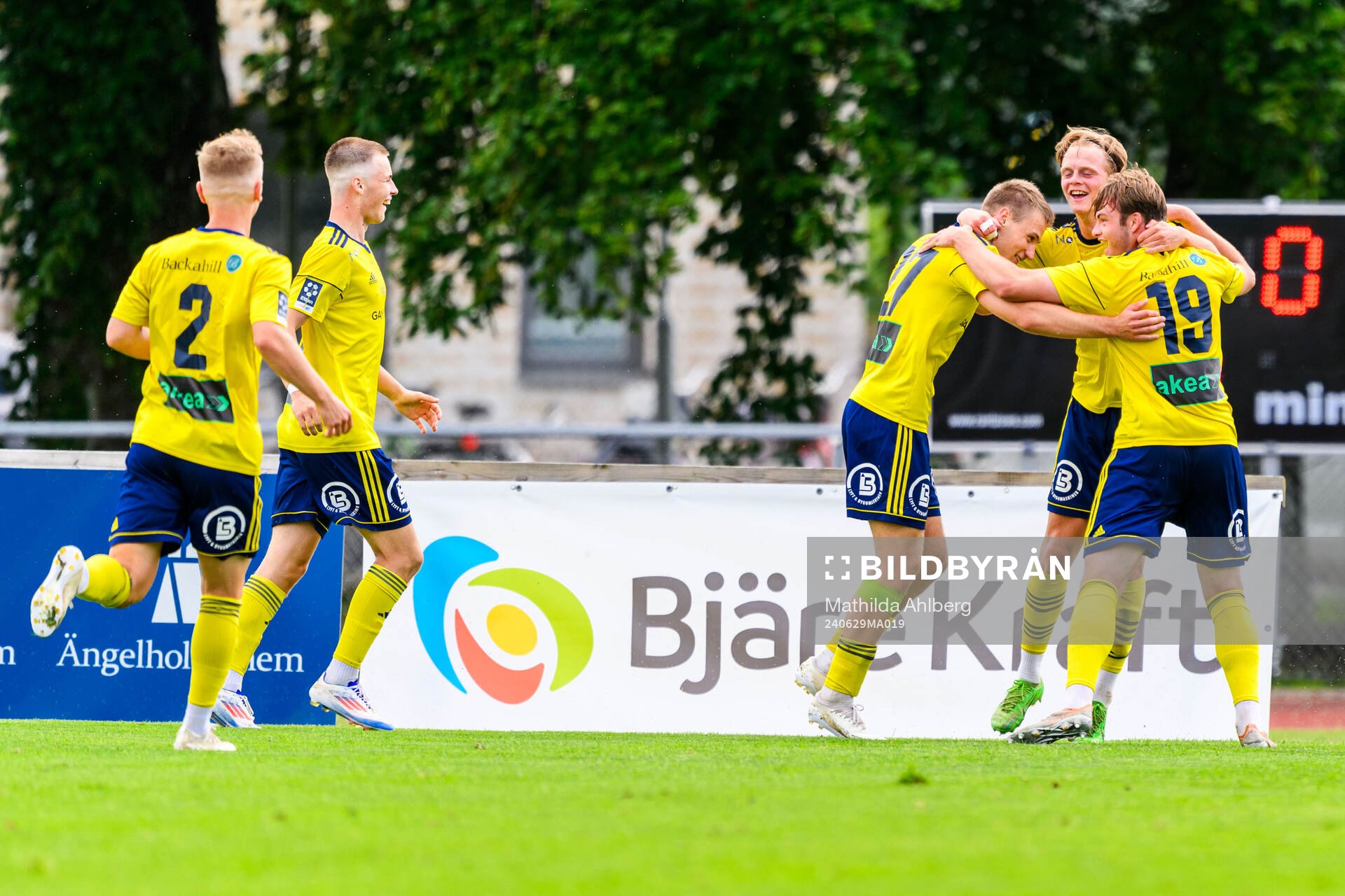 Ängelholms André Gustafson, Max Eriksson och Johan