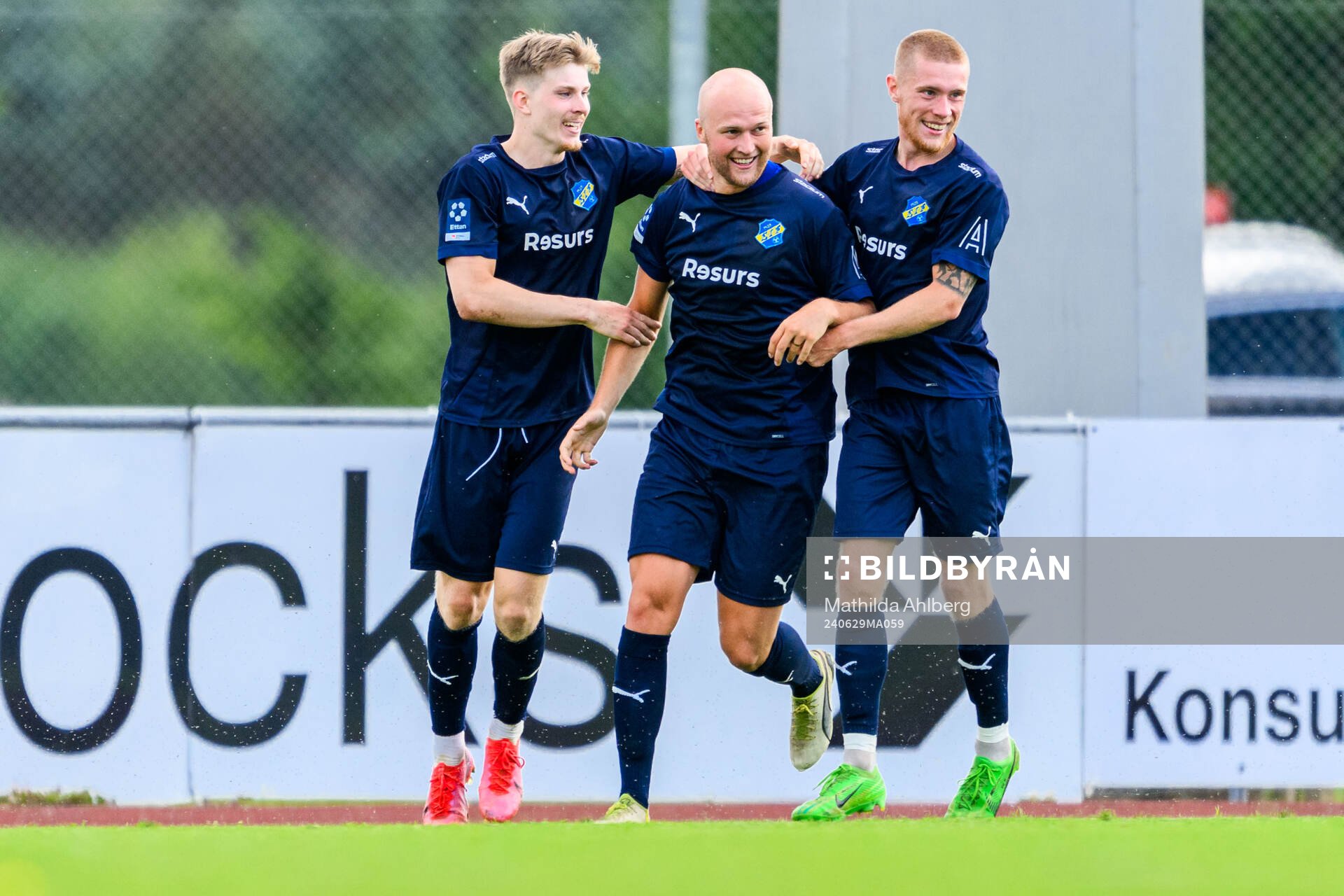 Eskilsminnes Christian Ljungberg jublar