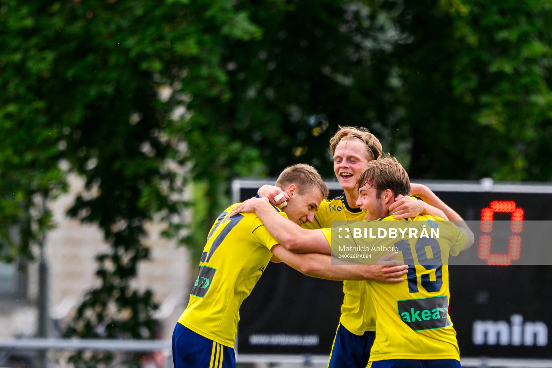 Ängelholms André Gustafson, Max Eriksson och Johan