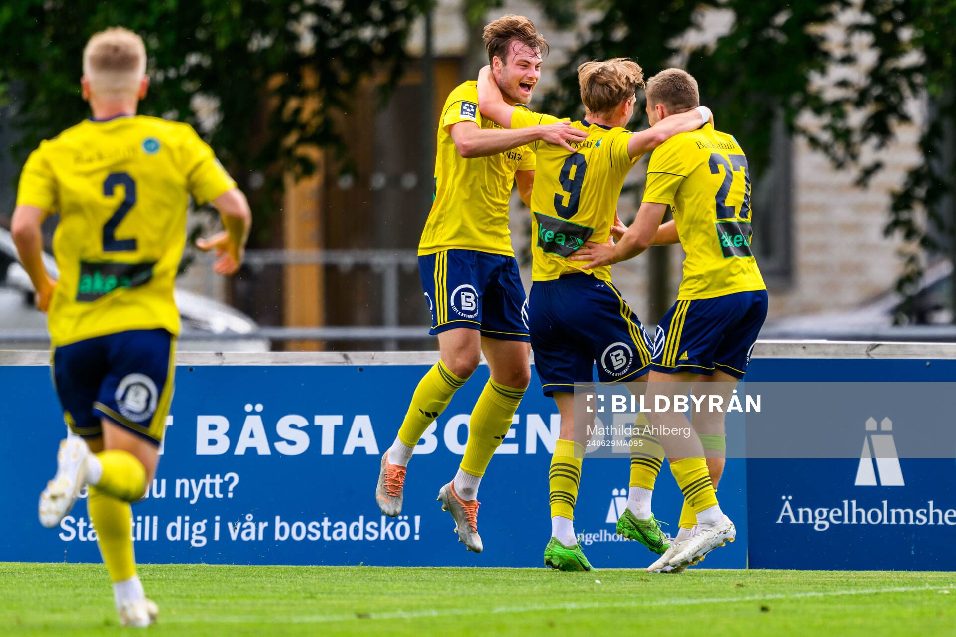 Ängelholms Johan Gudmundsson, Max Eriksson och André