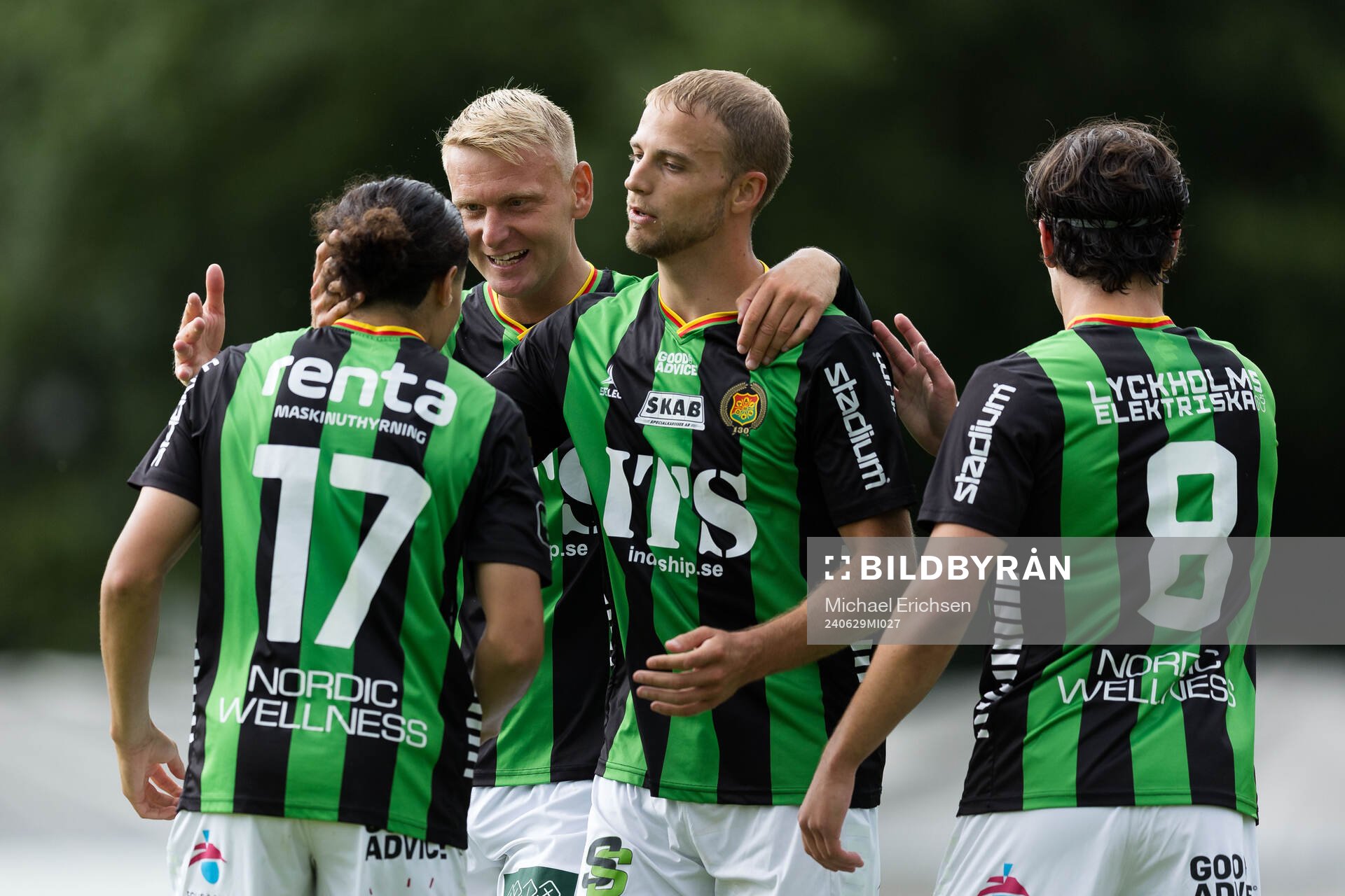 GAISs Gustav Lundgren jublar