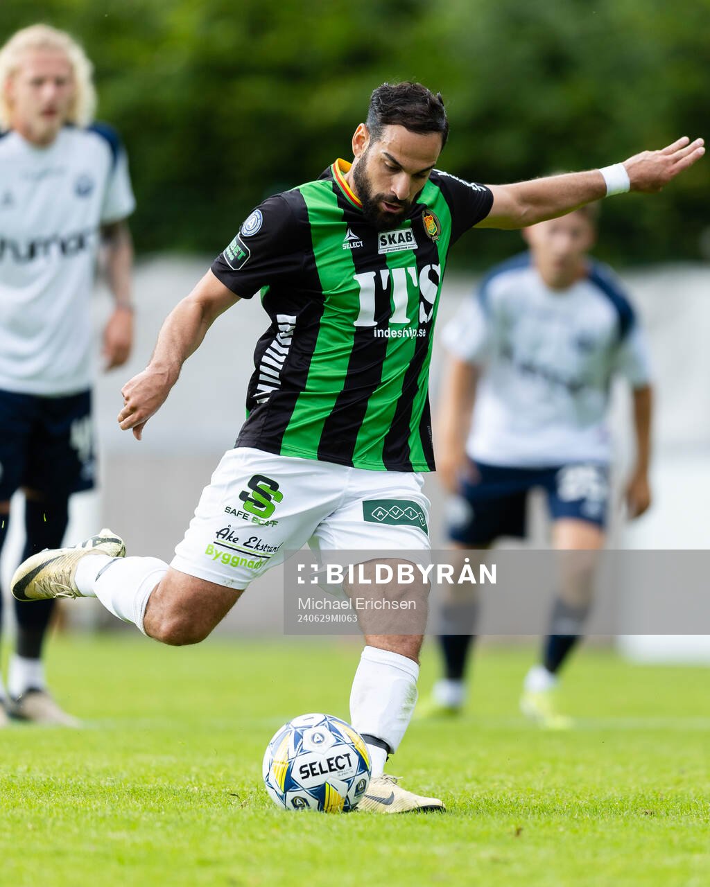 GAIS Mervan Celik skjuter 2-1 på straff