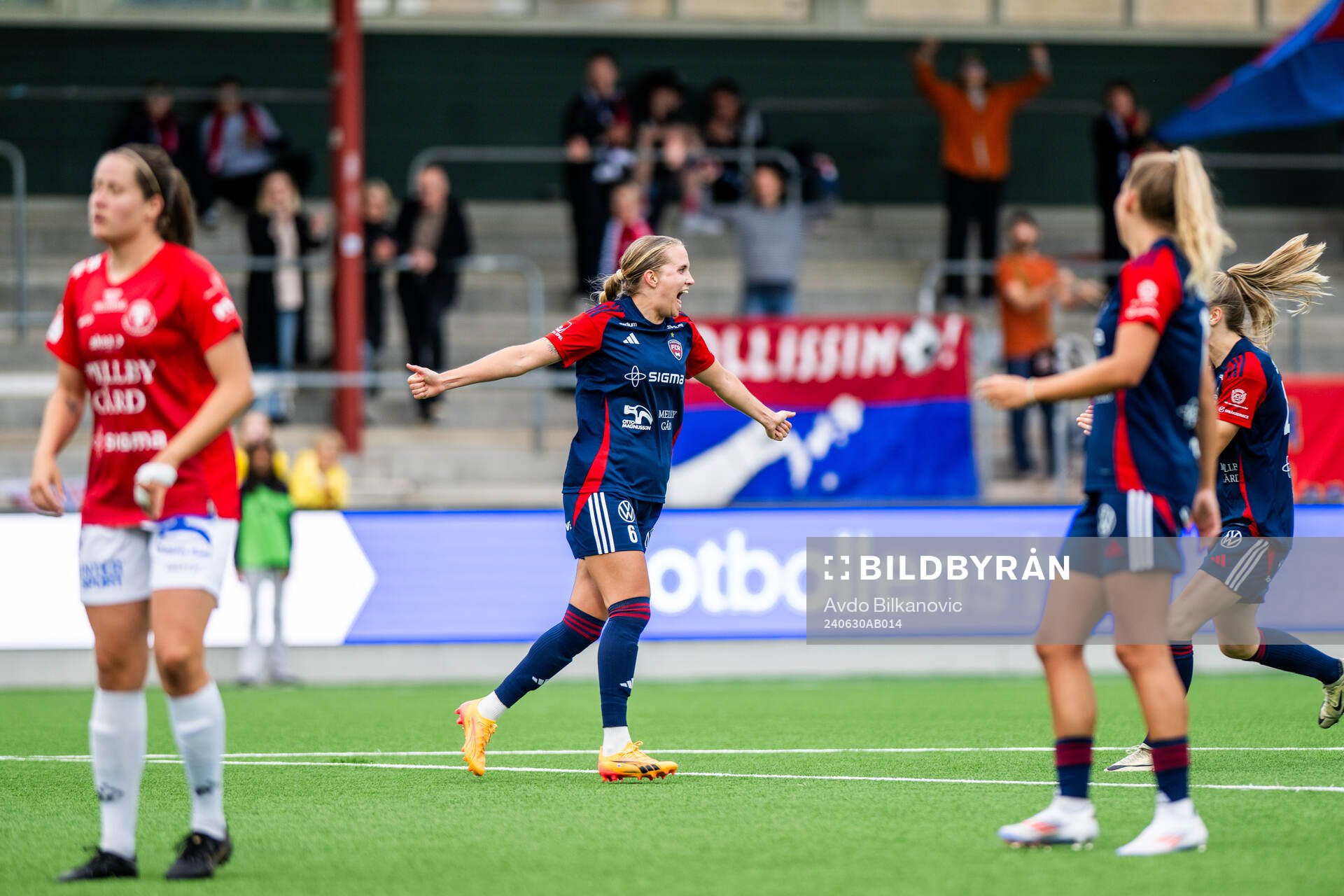 FC Rosengårds Ria Noora Minerva Öling jublar