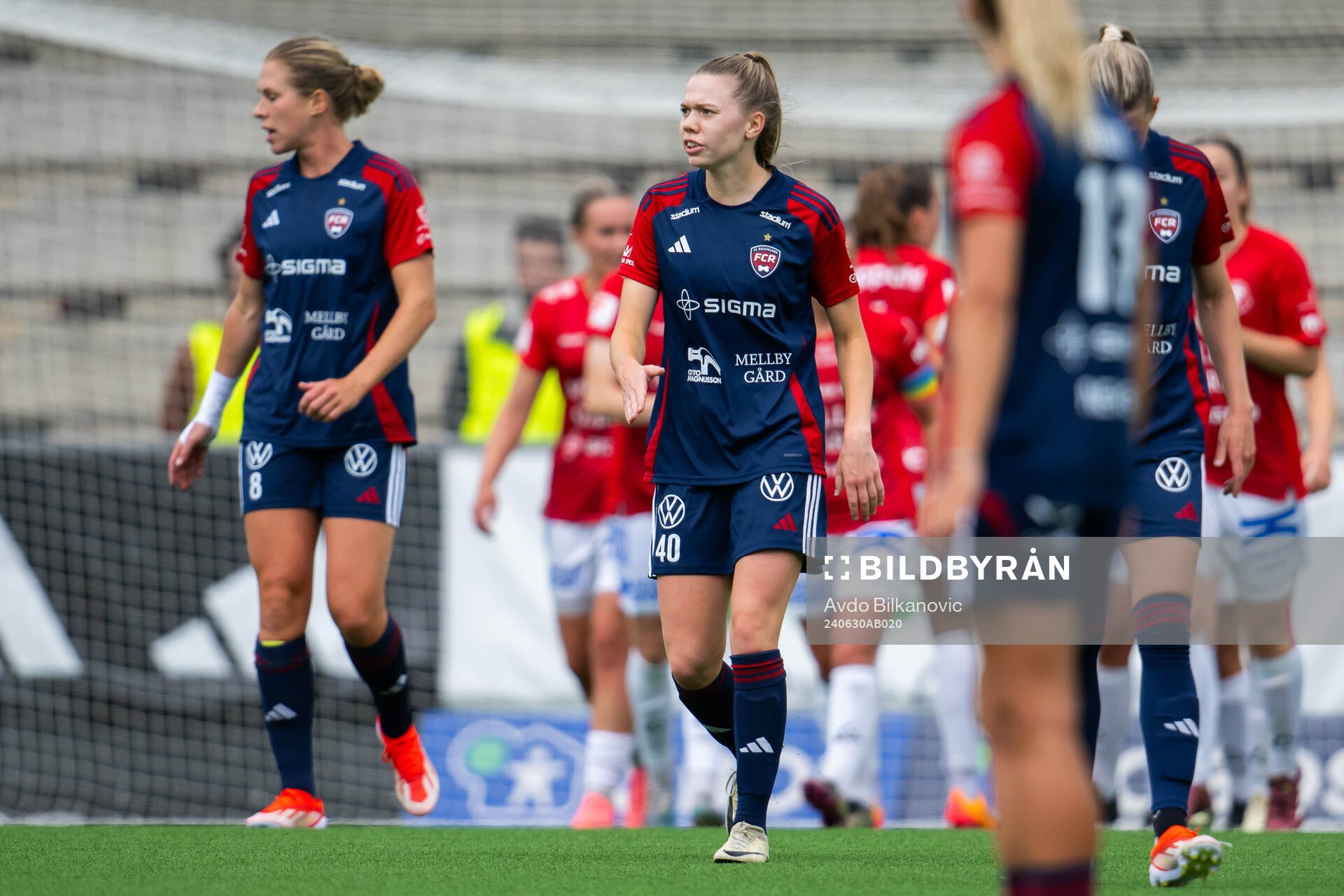 FC Rosengårds Bea Sprung deppar