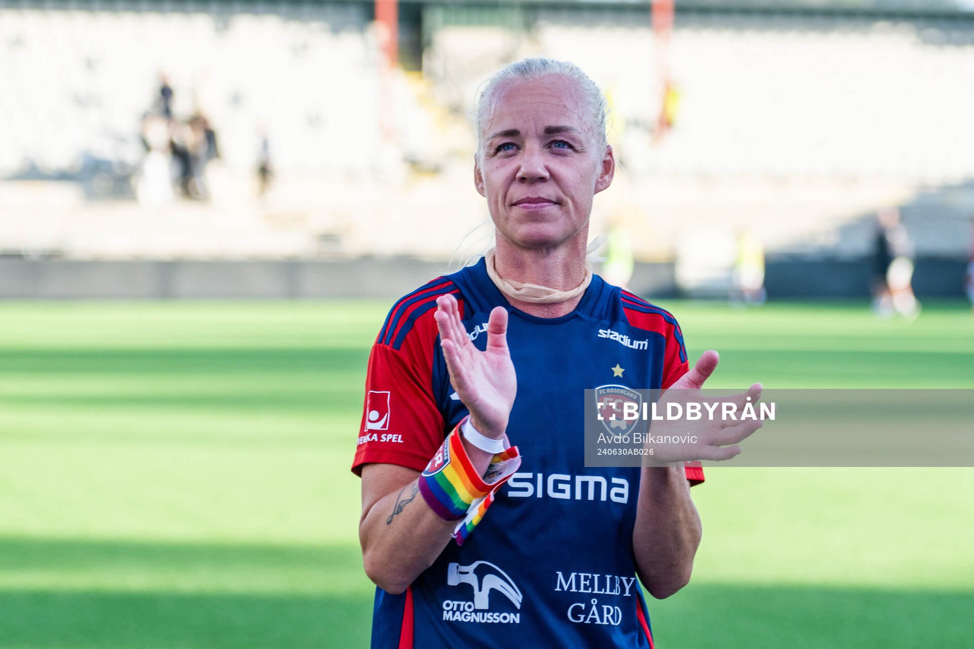 FC Rosengårds Caroline Seger jublar