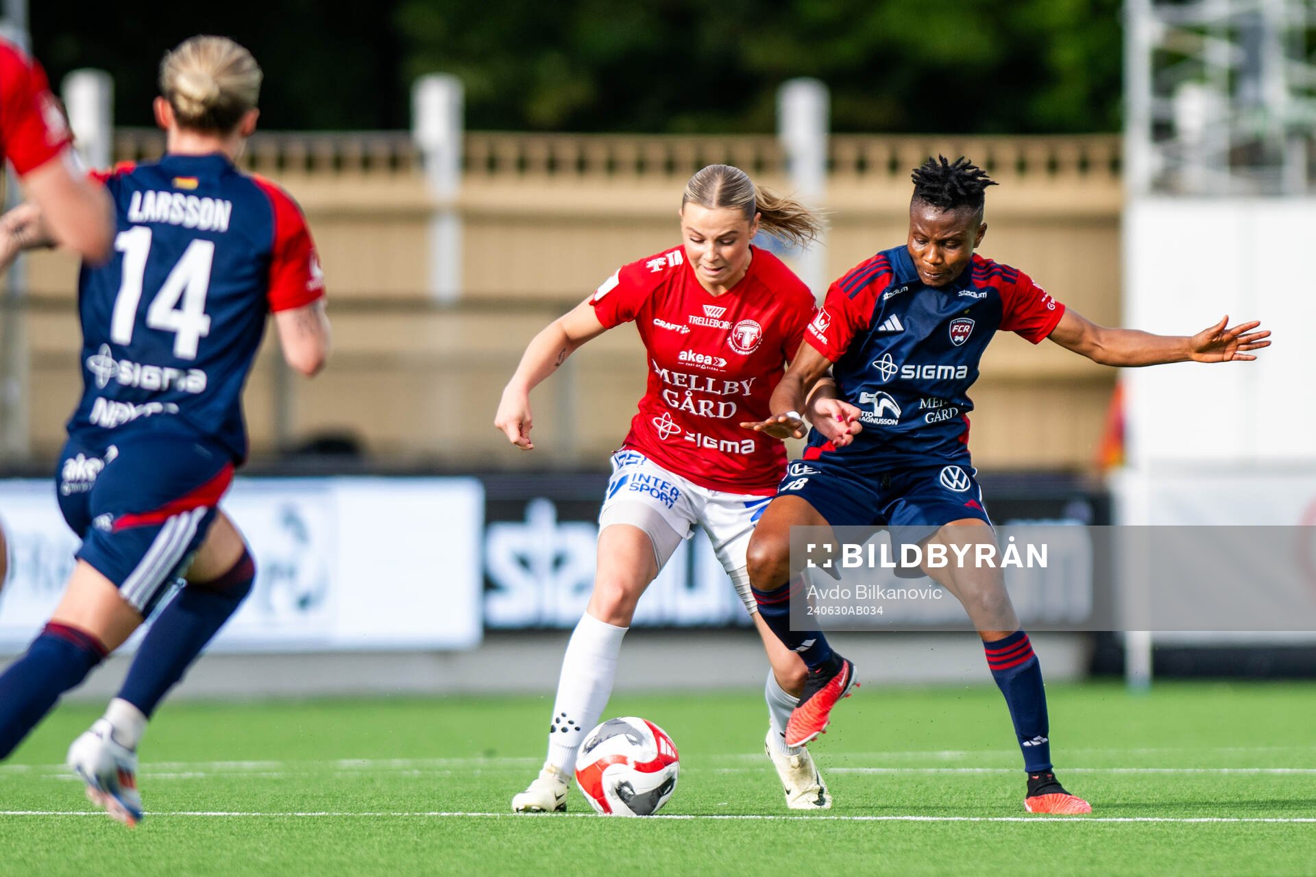 FC Rosengårds Halimatu Ibrahim Ayinde och Trelleborgs