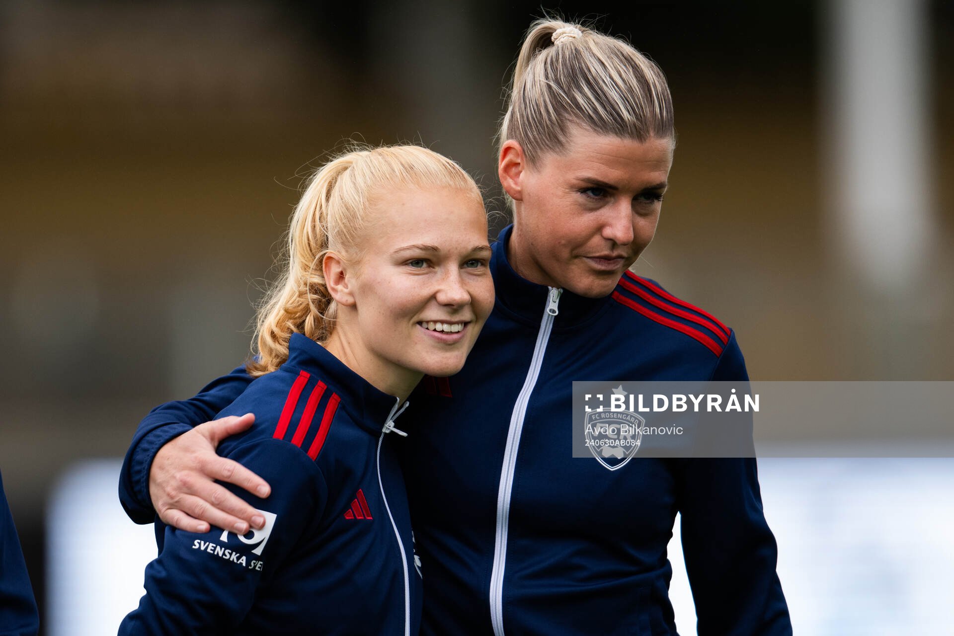 FC Rosengårds Sofie Bruun Bredgaard och Olivia Schough