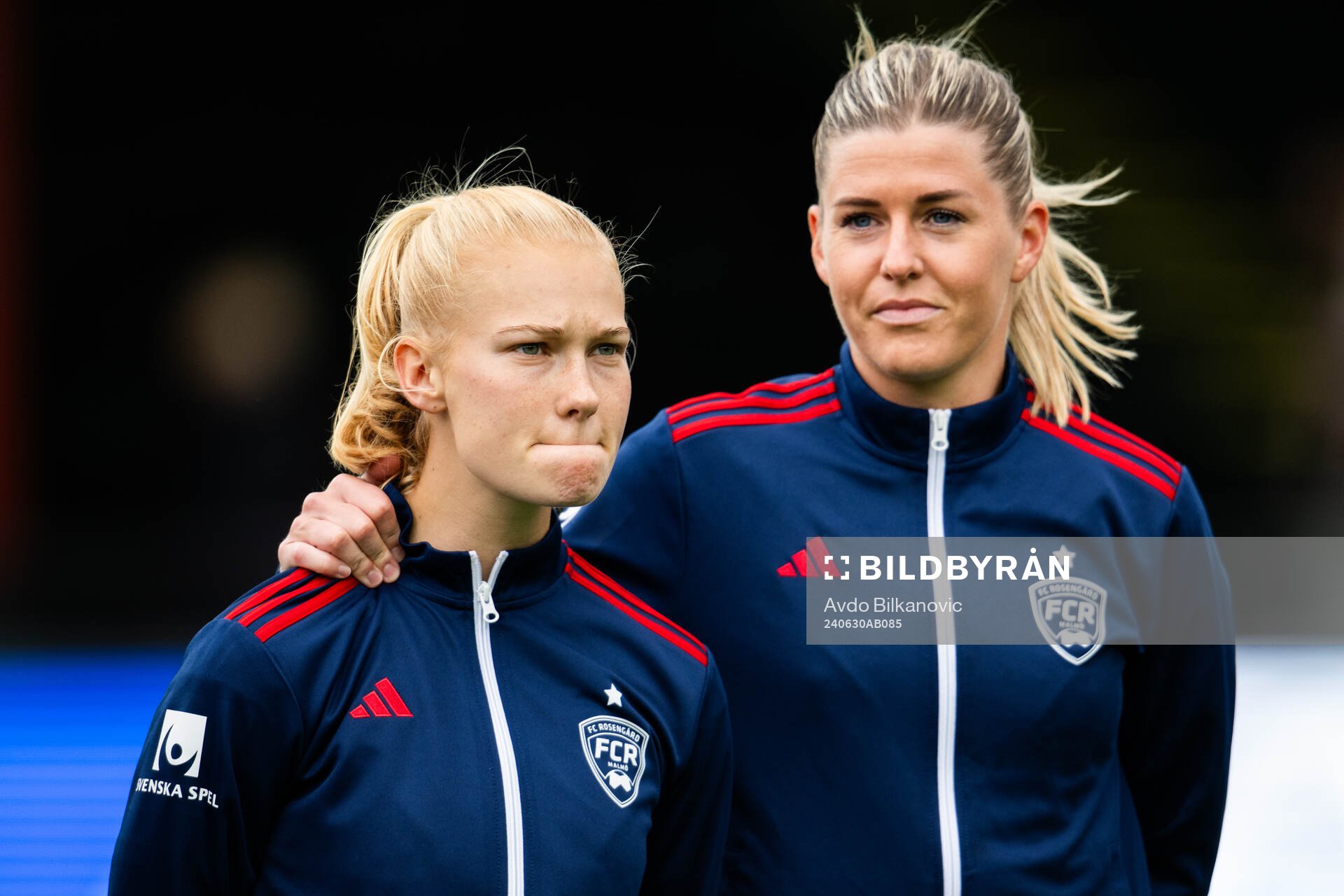 FC Rosengårds Sofie Bruun Bredgaard biter i underläppen