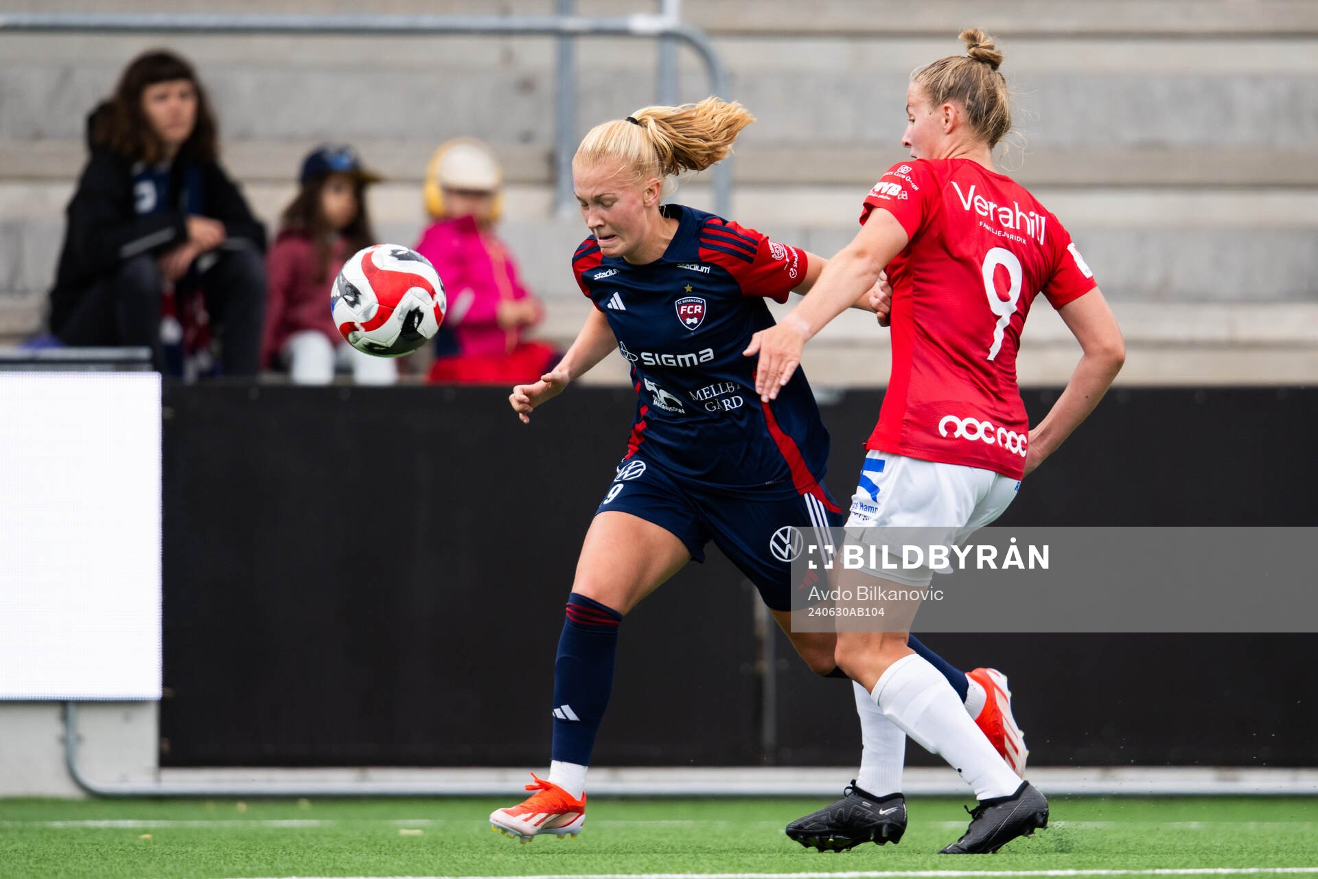 FC Rosengårds Sofie Bruun Bredgaard och Trelleborgs Sofie