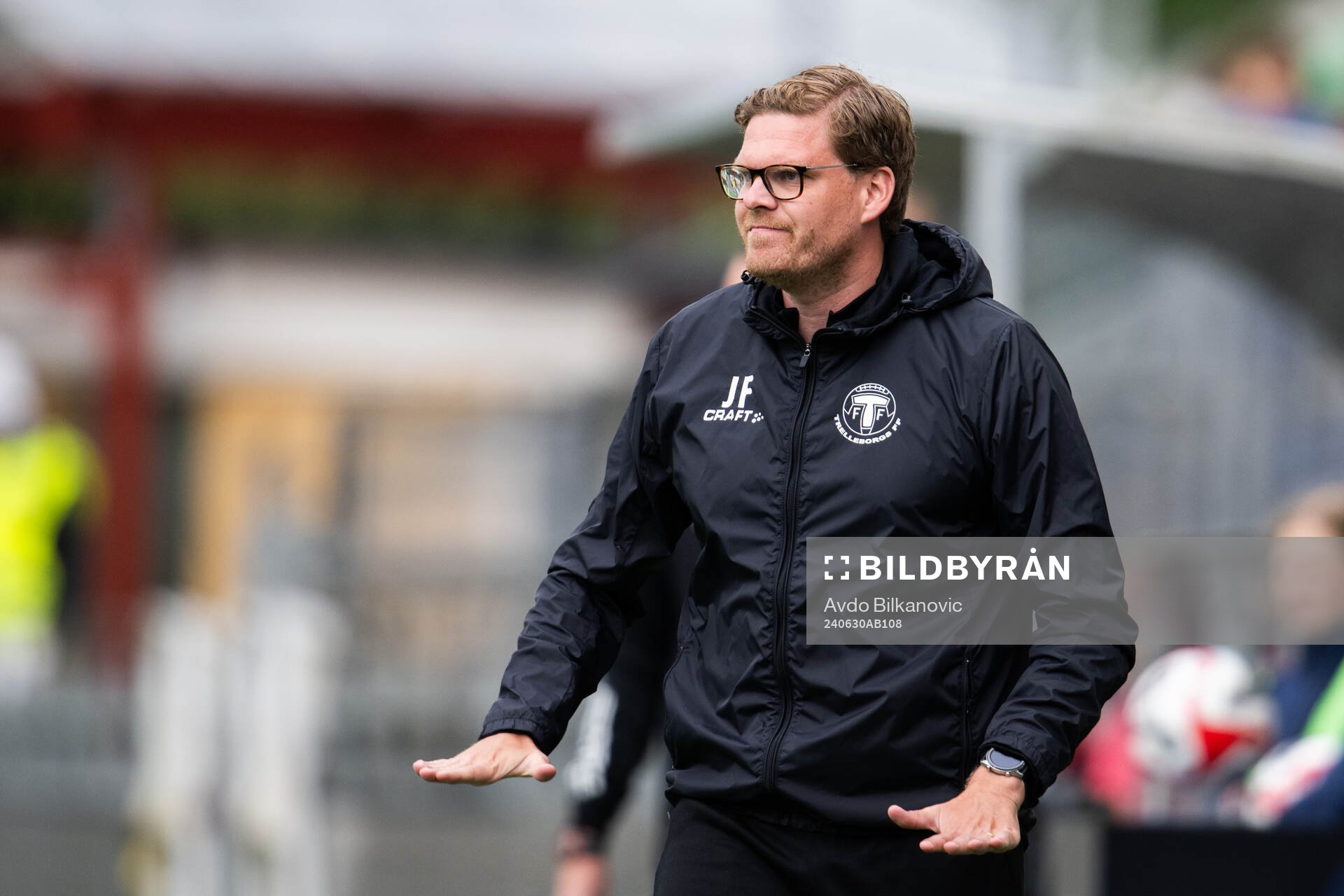 Trelleborgs tränare Joakim Felldin