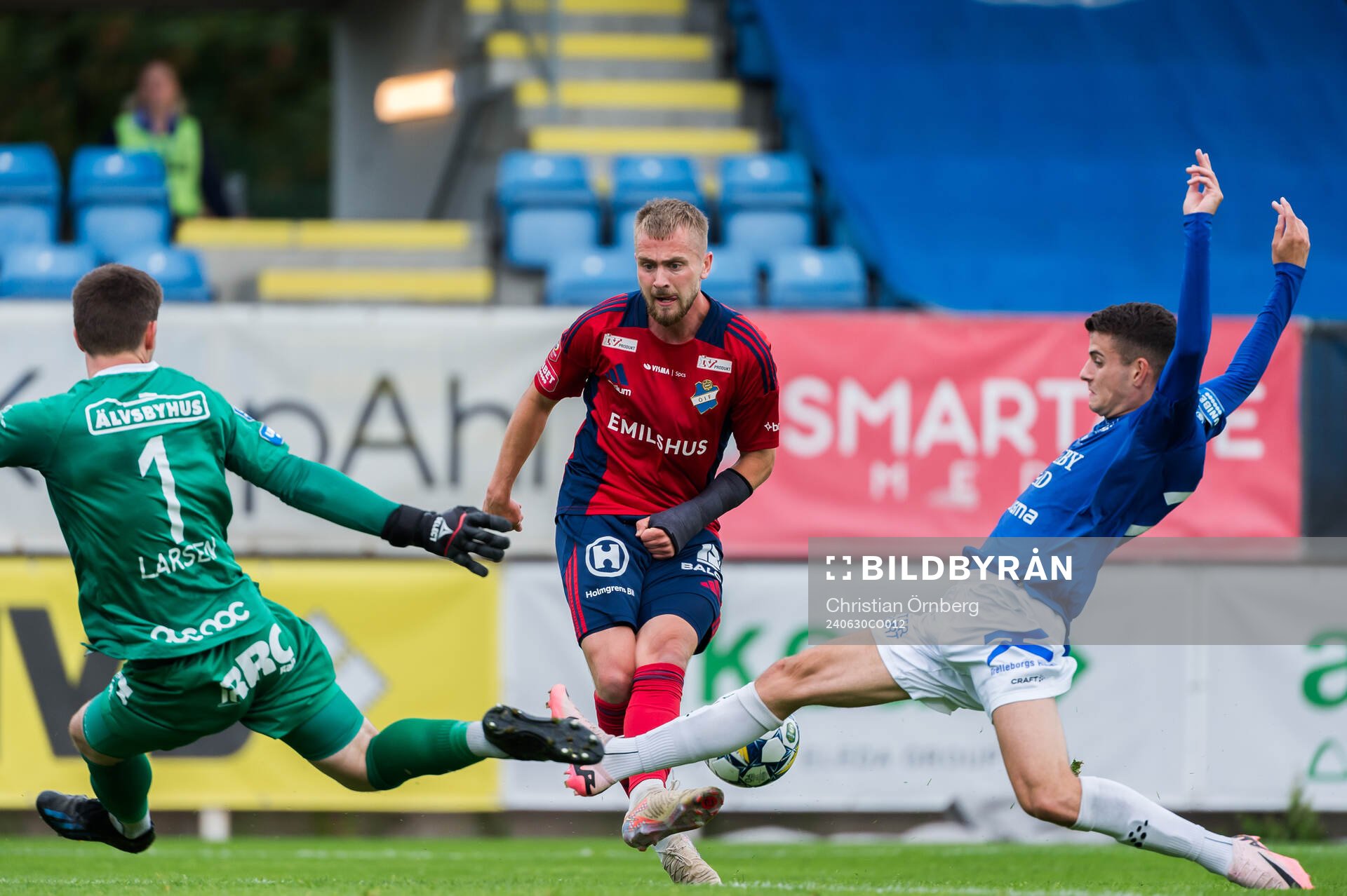 Östers Chriss-Albin Mörfelt och Trelleborgs Andreas