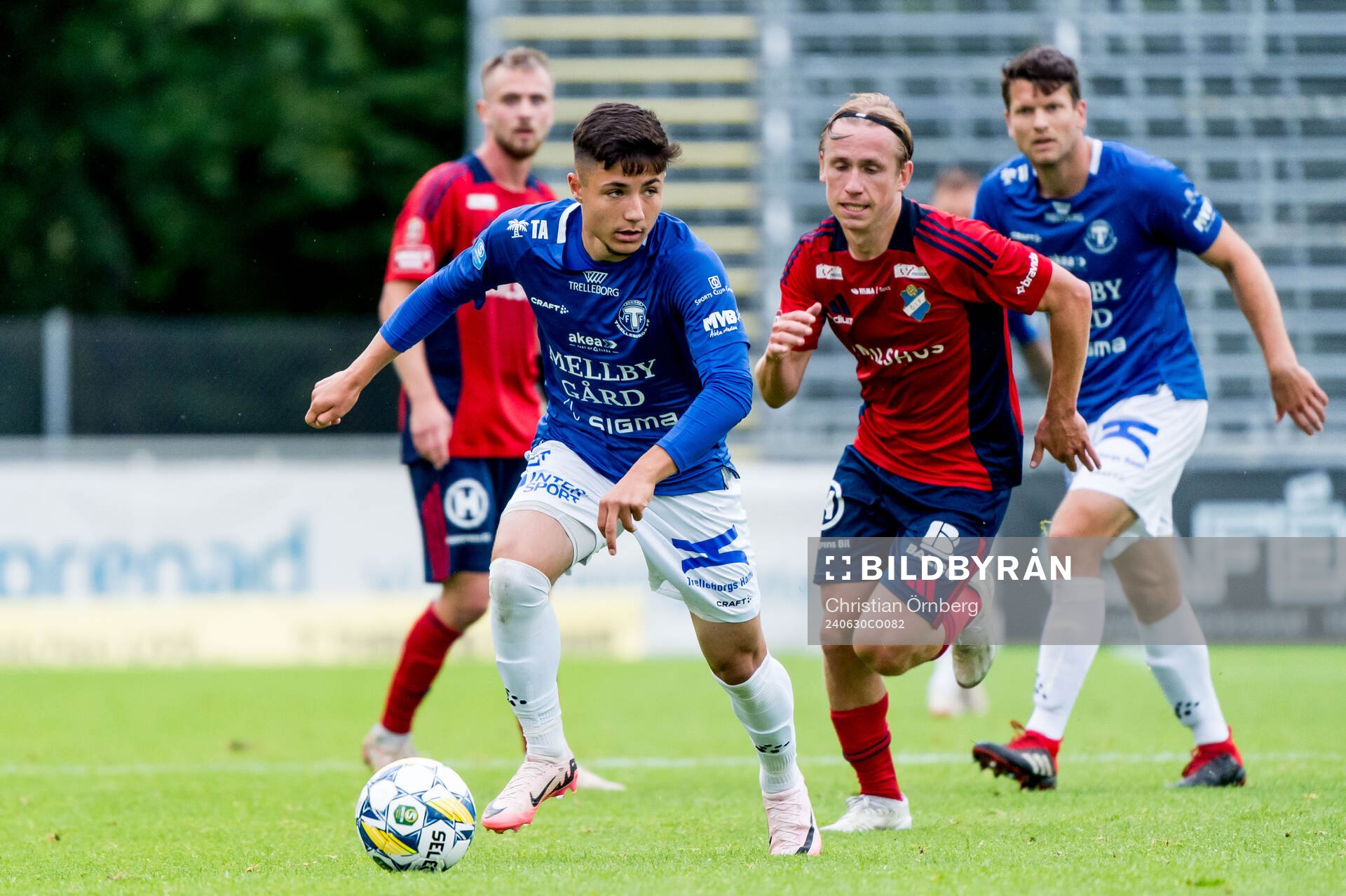 Trelleborgs Ammar Asani och Östers David Seger