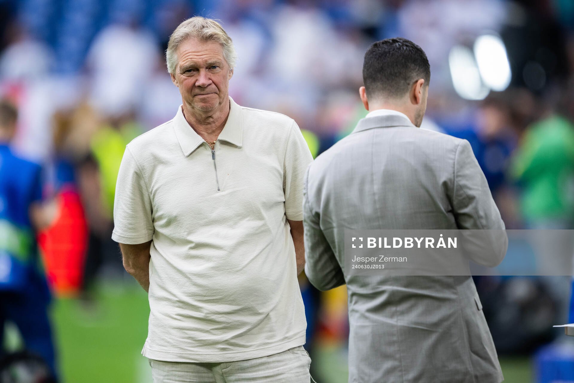 Glenn Strömberg ahead of the UEFA Euro 2024 Football Championship round of 16 match between England and Slovakia on June 30, 2024 in Gelsenkirchen.