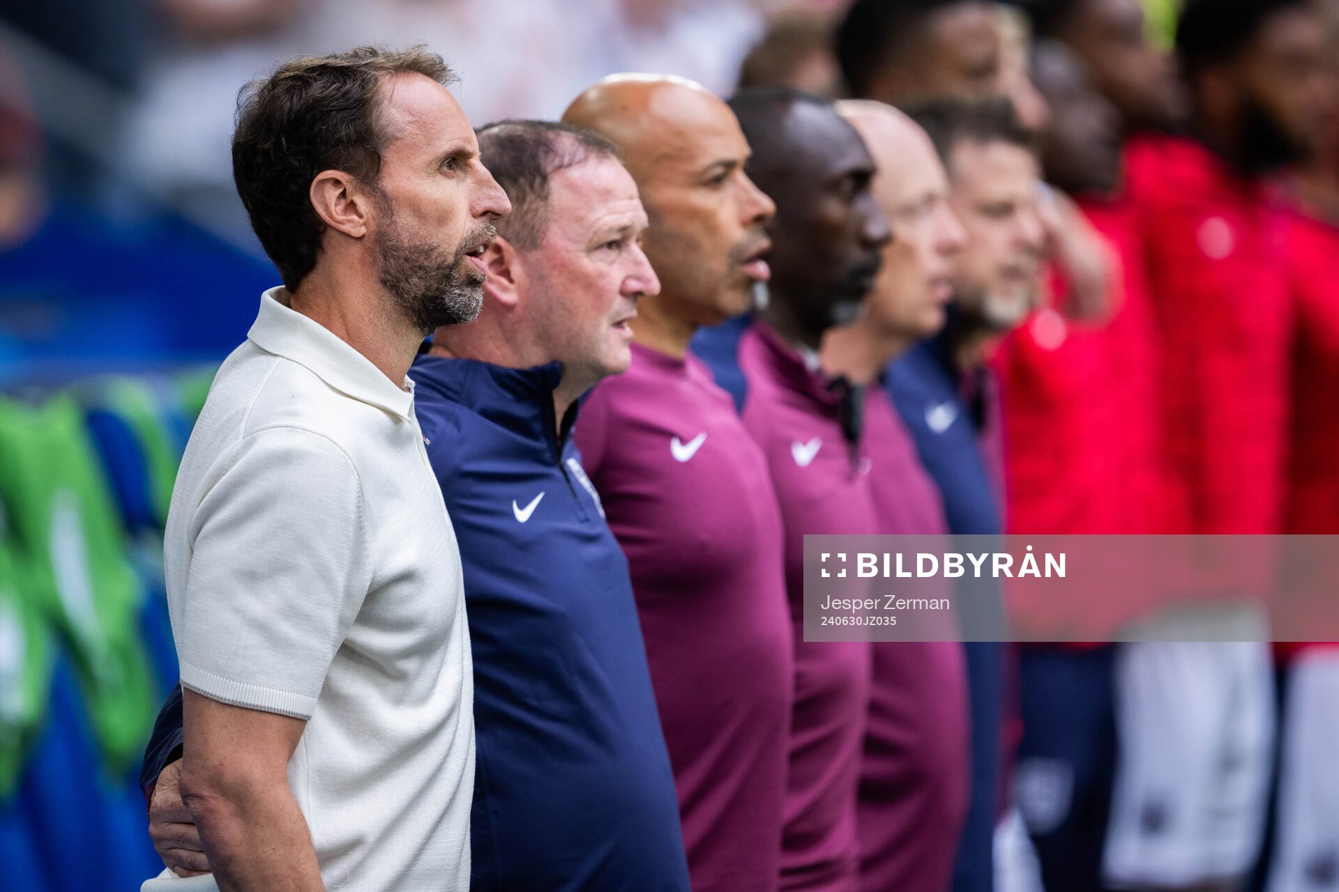 Head coach Gareth Southgate of England