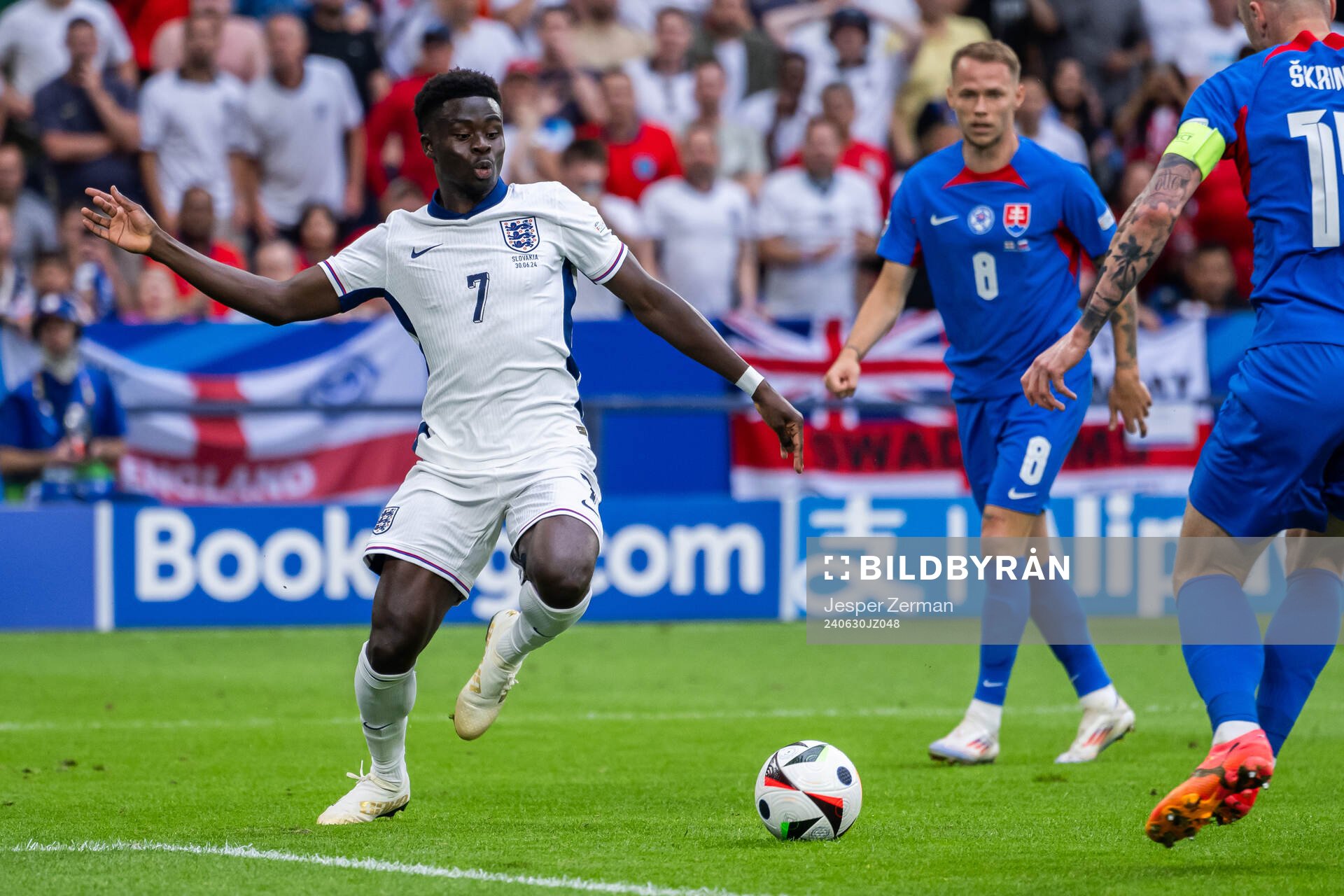 Bukayo Saka of England
