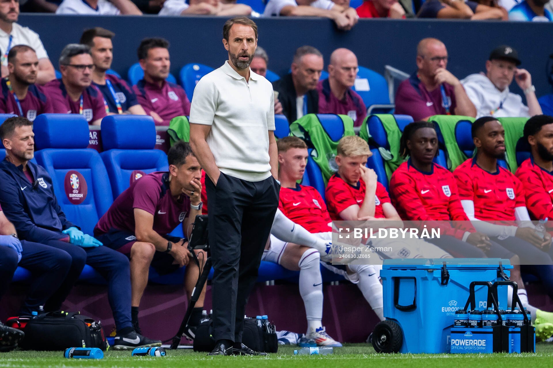 Head coach Gareth Southgate of England