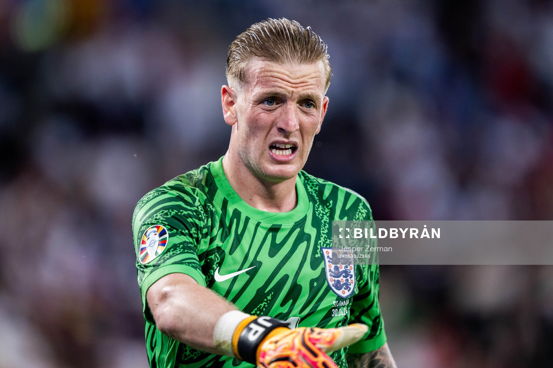 Goalkeeper Jordan Pickford of England