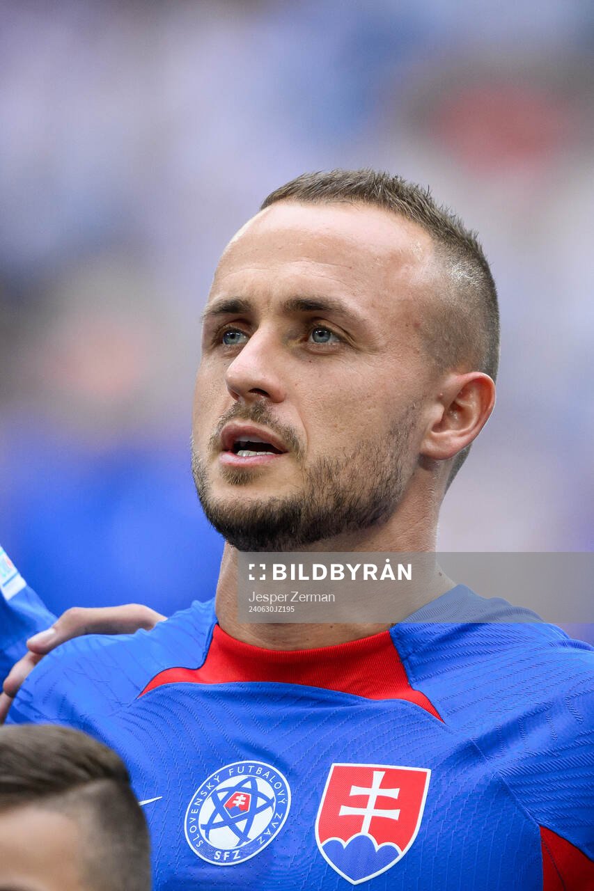 Stanislav Lobotka of Slovakia ahead of the UEFA Euro 2024 Football Championship round of 16 match between England and Slovakia on June 30, 2024 in Gelsenkirchen.
