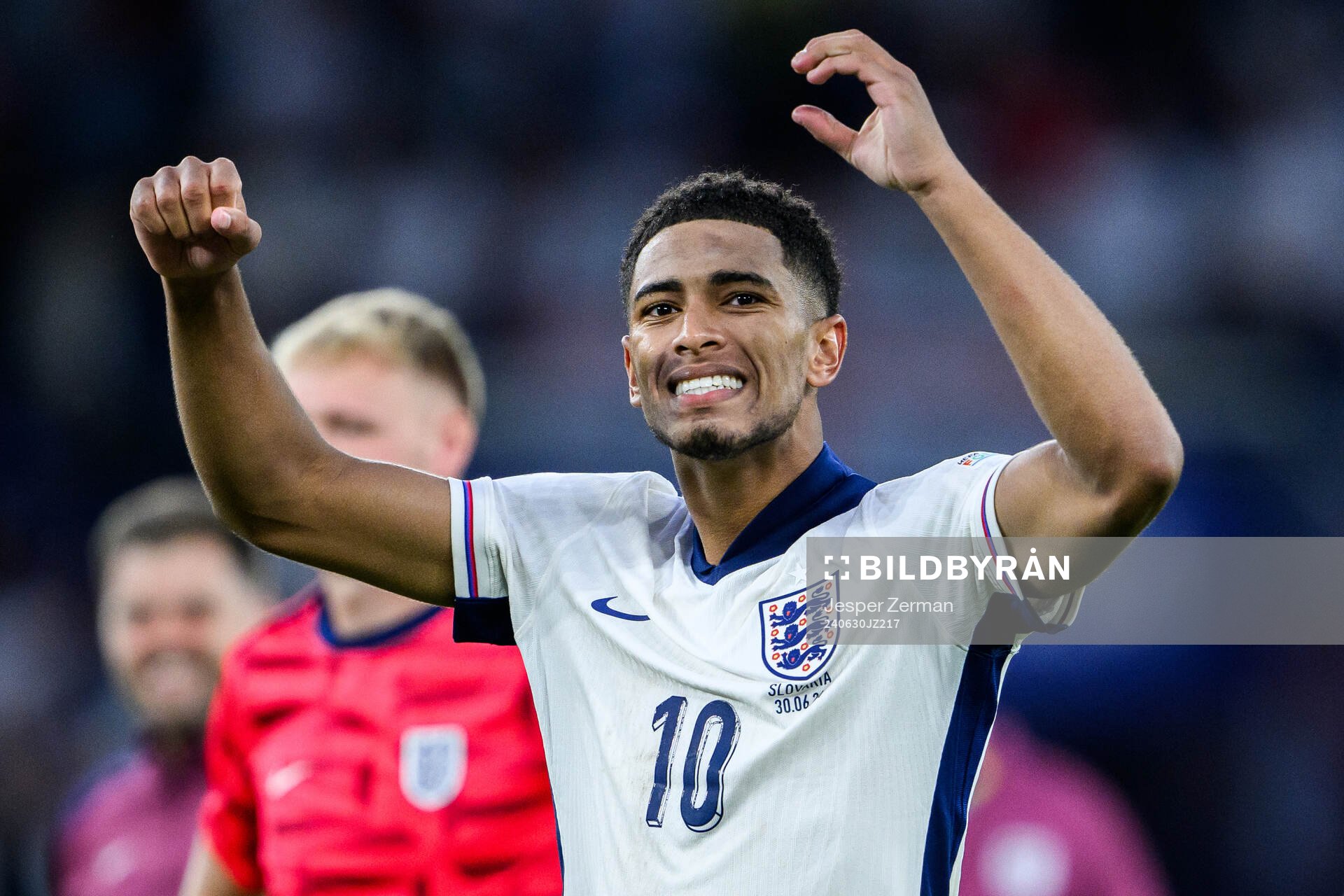 Jude Bellingham of England celebrates