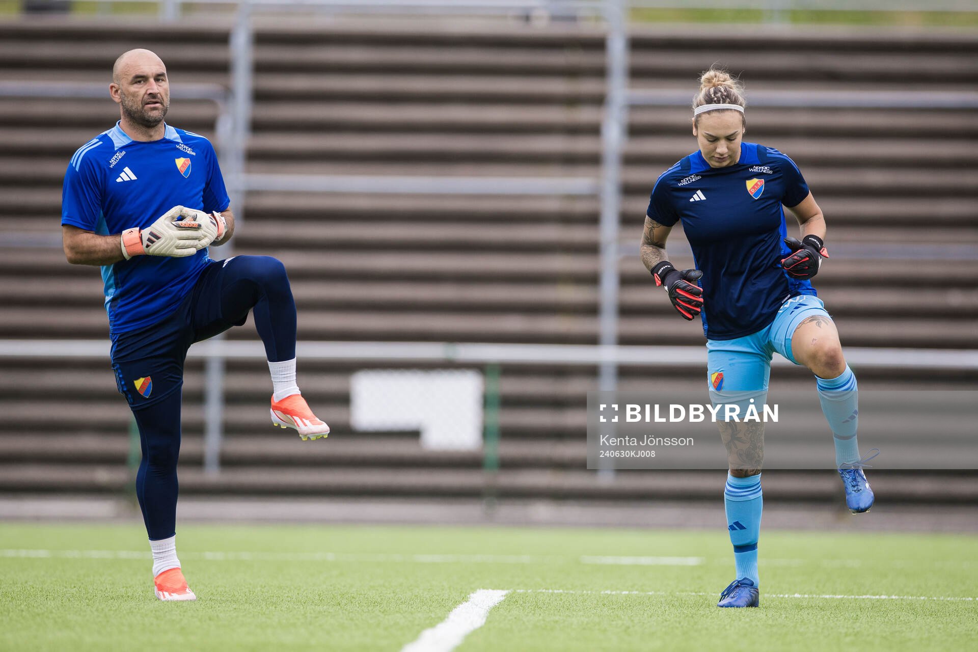 Djurgårdens målvaktstränare Aleksandar Pishovski och