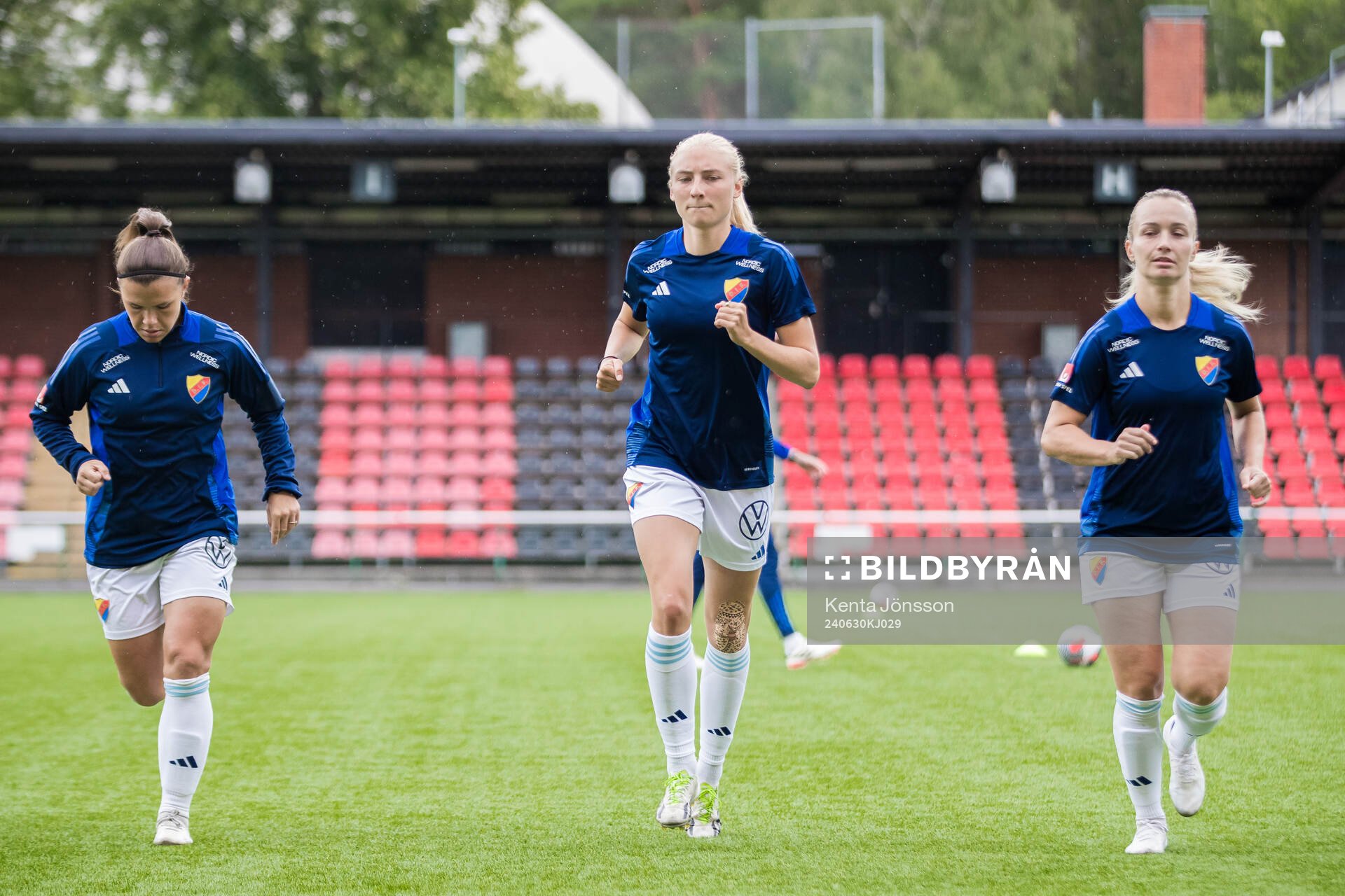 Djurgårdens Alexsandra Lobanova, Stinalisa Johansson och