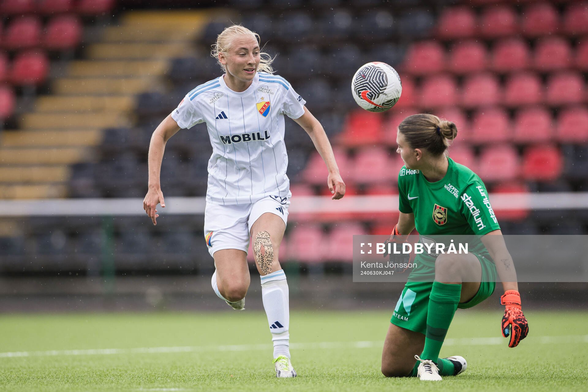 Djurgårdens Stinalisa Johansson och Brommapojkarnas